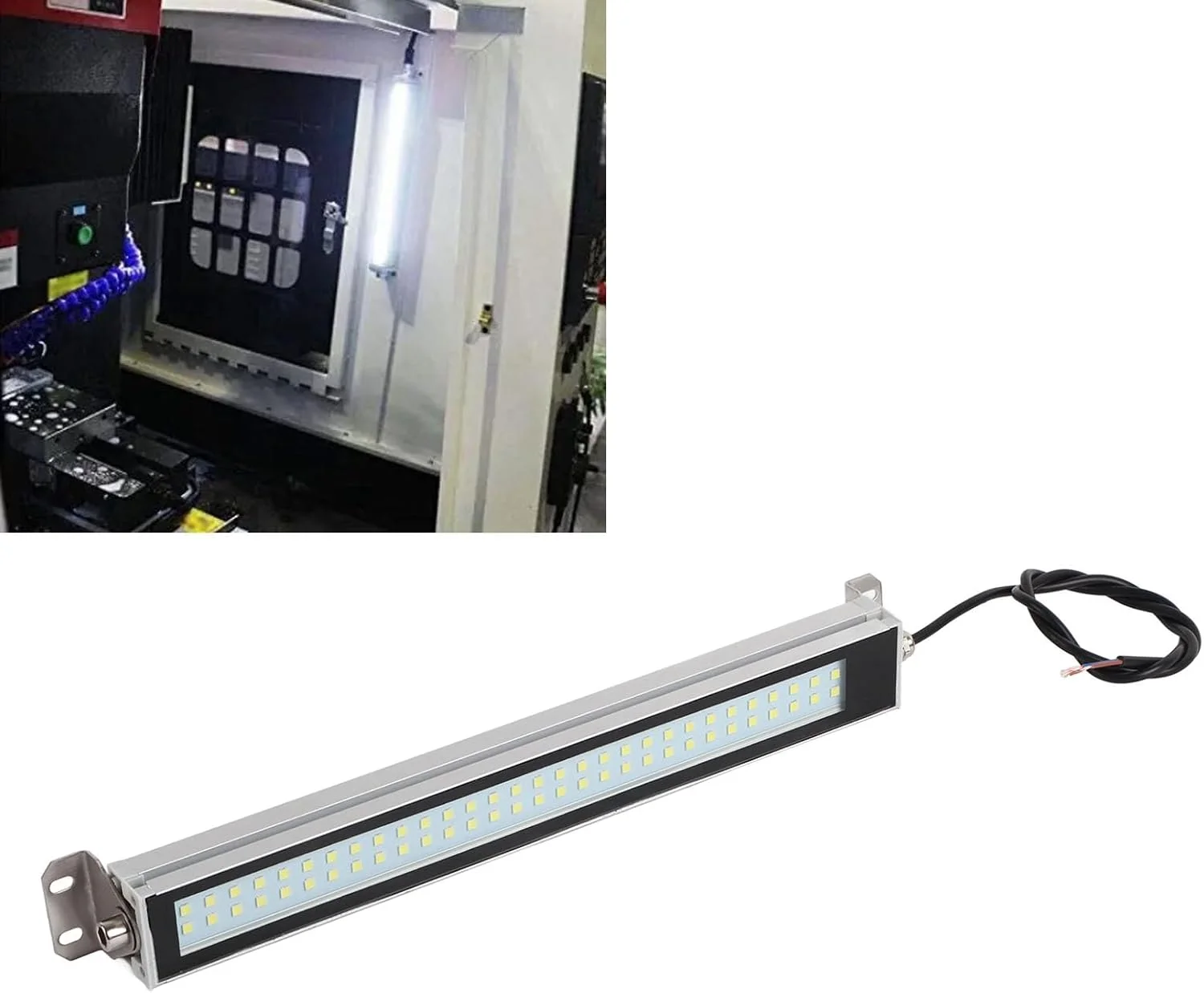 چراغ دستگاه صنعتی، چراغ کار LED آلیاژ آلومینیوم ضد آب IP67، منبع نور سفید کوچک 12 وات 24 ولت 36 ولت برای بازرسی محصول چراغ دستگاه صنعتی، چراغ کار LED آلیاژ آلومینیوم ضد آب IP67، منبع نور سفید کوچک 12 وات 24 ولت 36 ولت برای بازرسی محصول