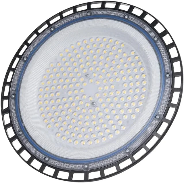 لامپ UFO لابی موس 150 وات LED، چراغ سوله ای، چراغ کارگاهی، چراغ گاراژی، لامپ LED انبار