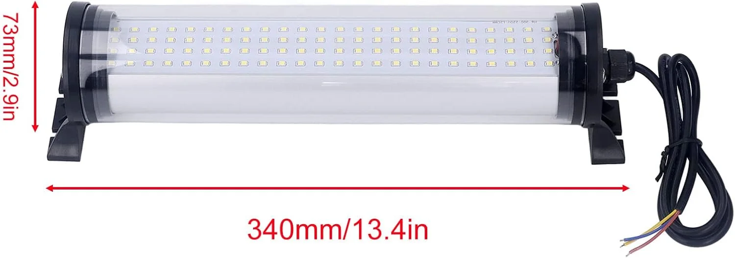 چراغ کار LED Kikumi، 10 وات، 1050 لومن، IP66، مقاوم در برابر آب و روغن، ضد انفجار، چراغ لوله ای دستگاه، کارگاه، کارخانه، گاراژ، 220 ولت چراغ کار LED Kikumi، 10 وات، 1050 لومن، IP66، مقاوم در برابر آب و روغن، ضد انفجار، چراغ لوله ای دستگاه، کارگاه، کارخانه، گاراژ، 220 ولت