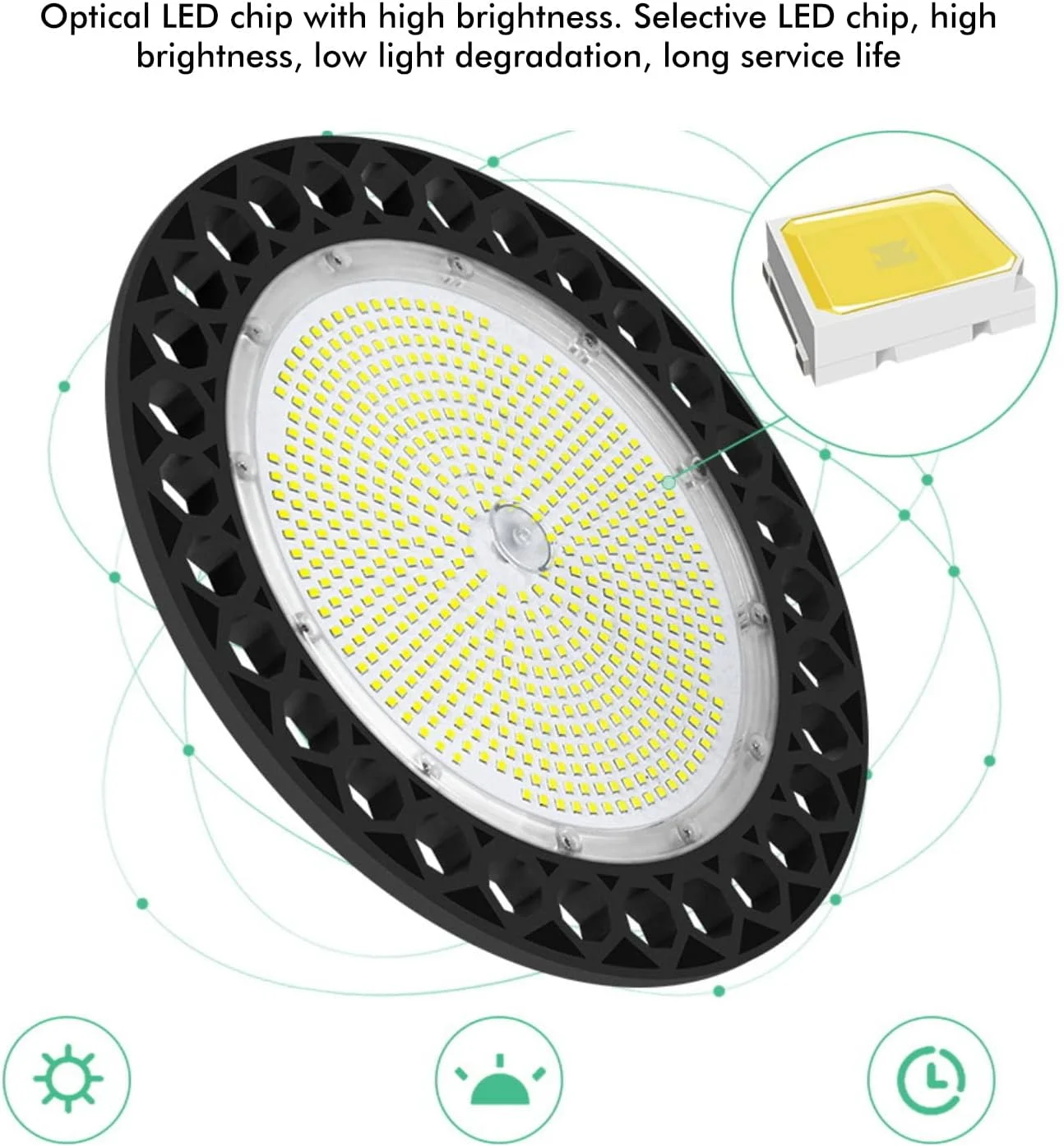 چراغ LED سوله ای 240 عددی 100 وات 5000K ضد آب IP65 پوسته آلومینیومی ضد خزش چراغ های گاراژ LED 100 تا 277 ولت چراغ منطقه انبار تجاری 9.06 x 3.78 x 51.18 اینچ (دوشاخه UK) چراغ LED سوله ای 240 عددی 100 وات 5000K ضد آب IP65 پوسته آلومینیومی ضد خزش چراغ های گاراژ LED 100 تا 277 ولت چراغ منطقه انبار تجاری 9.06 x 3.78 x 51.18 اینچ (دوشاخه UK)