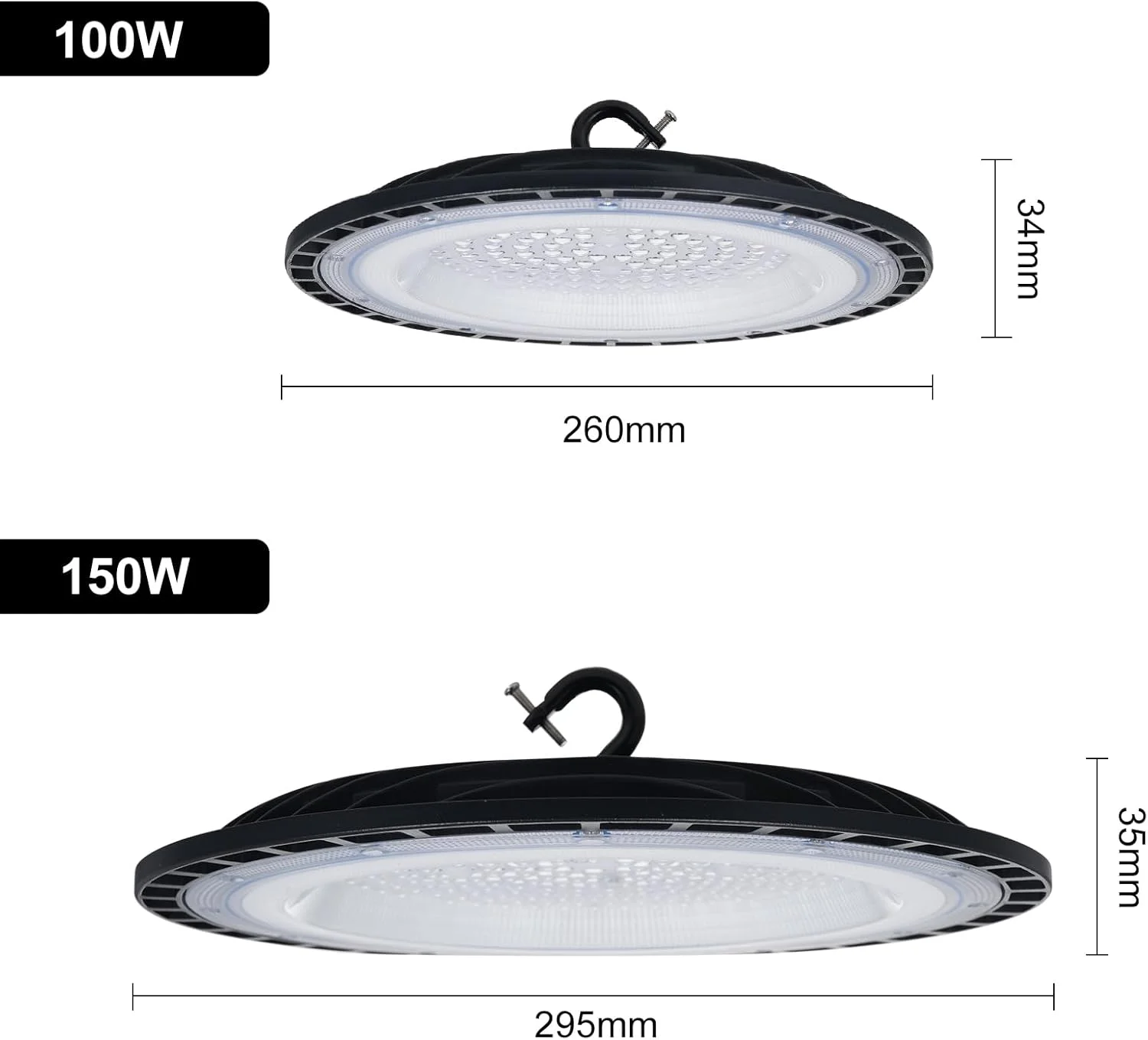 چراغ کارگاهی UFO Irovami 150W LED، چراغ سوله، چراغ کارگاه، چراغ گاراژ، چراغ LED انبار چراغ کارگاهی UFO Irovami 150W LED، چراغ سوله، چراغ کارگاه، چراغ گاراژ، چراغ LED انبار
