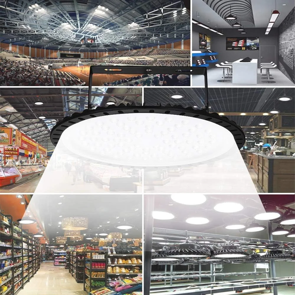 2 عدد چراغ LED بشقابی 300 وات 220 ولت IP67 ضد آب مناسب فضای باز، چراغ سوله ای LED برای کارگاه ها، کارخانه ها، سالن های ورزشی، زیرزمین 2 عدد چراغ LED بشقابی 300 وات 220 ولت IP67 ضد آب مناسب فضای باز، چراغ سوله ای LED برای کارگاه ها، کارخانه ها، سالن های ورزشی، زیرزمین