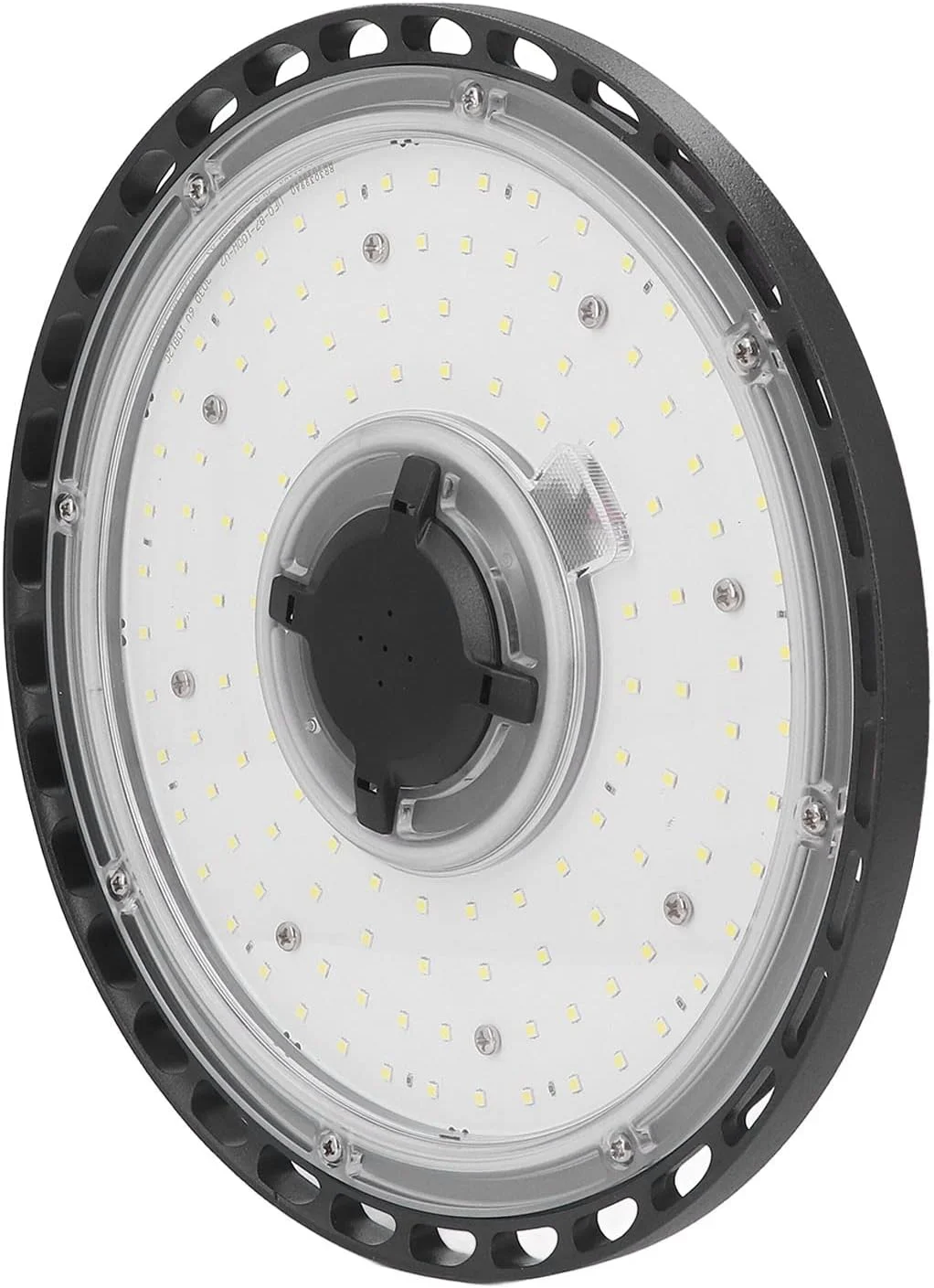 چراغ سوله ای ال ای دی 100 وات KOSDFOGE SL UFO10087 با حلقه آویز، ضد آب IP65، مناسب روشنایی کارگاه، دارای 120 لامپ LED، ولتاژ AC85-265V، نور سفید چراغ سوله ای ال ای دی 100 وات KOSDFOGE SL UFO10087 با حلقه آویز، ضد آب IP65، مناسب روشنایی کارگاه، دارای 120 لامپ LED، ولتاژ AC85-265V، نور سفید