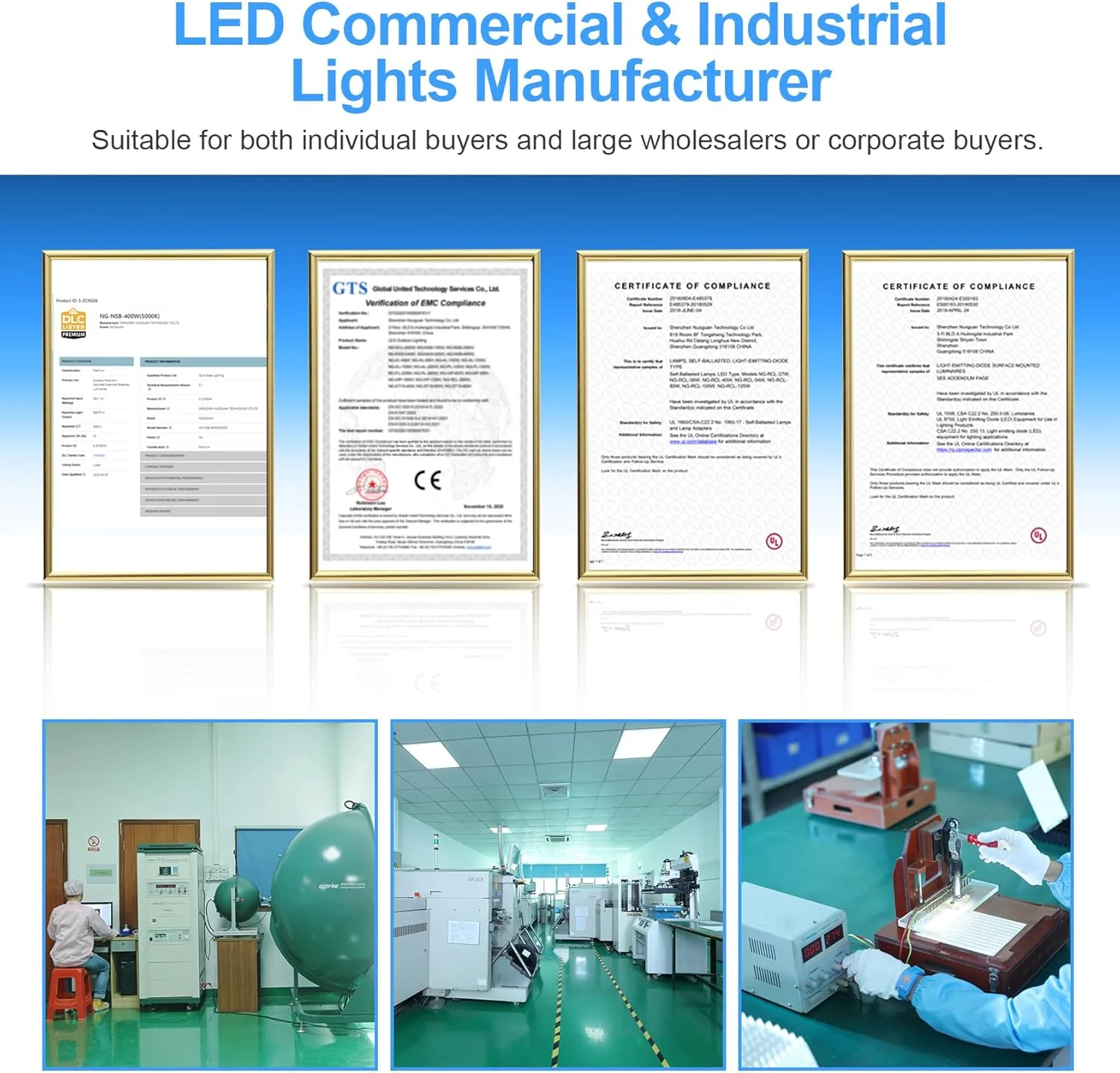چراغ سوله ای LED یِلُور، نورافکن UFO با دمای رنگ 5000K، استاندارد IP65، قابلیت دیم شدن 1-10 ولت، مناسب انبار، کارگاه، باشگاه، فرودگاه، دارای گواهینامه UL DLC، ولتاژ AC200-480V، ابعاد 260 * 177.5 * 130MM مدل NG-UFO-240WH چراغ سوله ای LED یِلُور، نورافکن UFO با دمای رنگ 5000K، استاندارد IP65، قابلیت دیم شدن 1-10 ولت، مناسب انبار، کارگاه، باشگاه، فرودگاه، دارای گواهینامه UL DLC، ولتاژ AC200-480V، ابعاد 260 * 177.5 * 130MM مدل NG-UFO-240WH