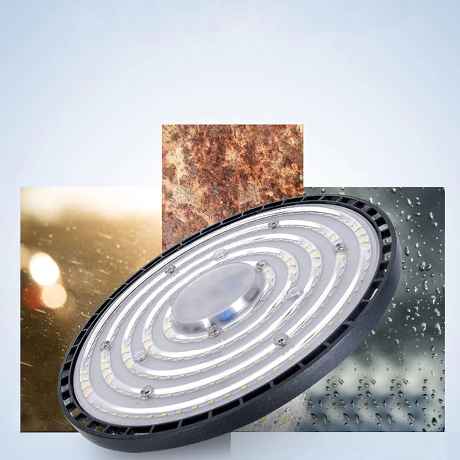 چراغ LED پروژکتوری 100 وات، چراغ سوله ای LED سفید سرد 6500K برای مغازه، گاراژ، انبار و سوله