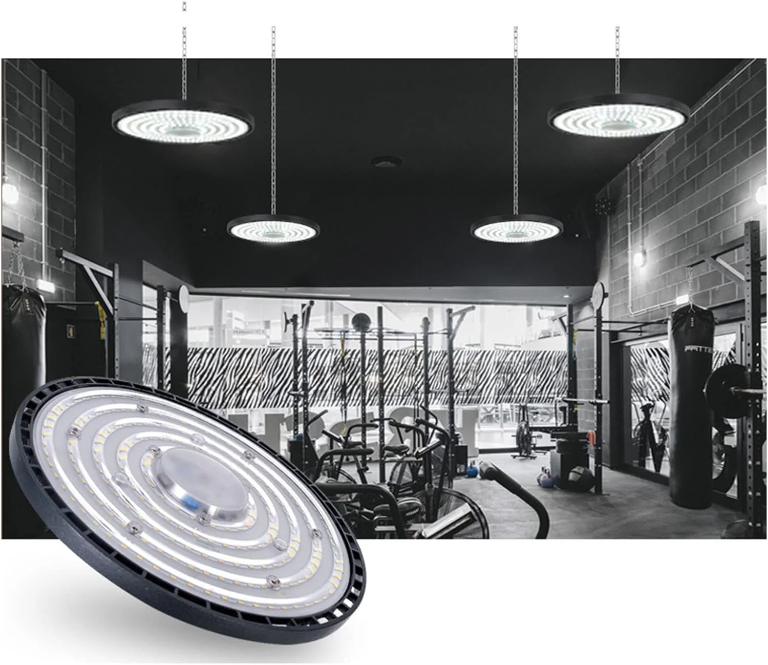 چراغ LED پروژکتوری 100 وات، چراغ سوله ای LED سفید سرد 6500K برای مغازه، گاراژ، انبار و سوله