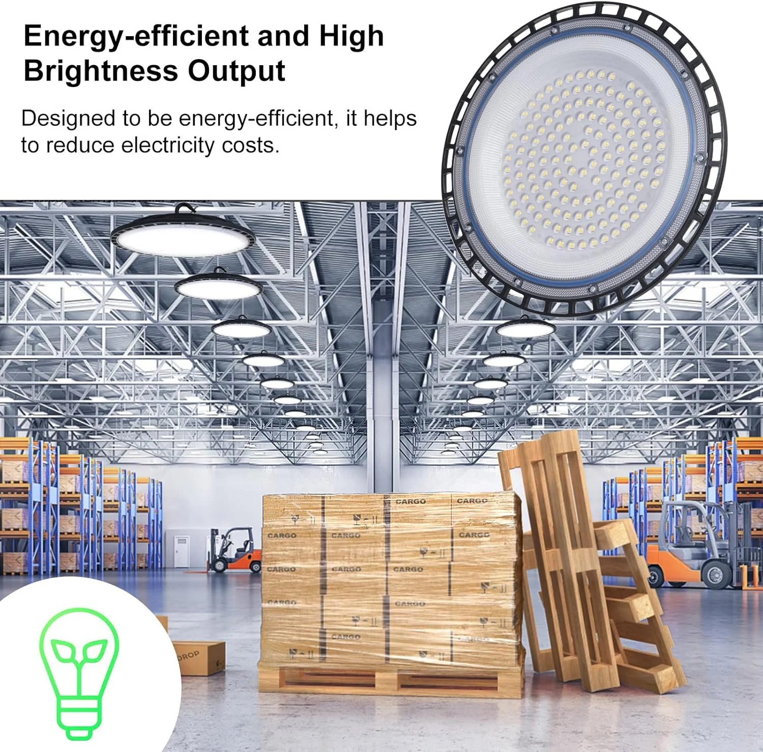 چراغ کارگاهی LED فاونو مدل UFO، چراغ سوله ای، چراغ کارخانه، چراغ گاراژ، چراغ انبار چراغ کارگاهی LED فاونو مدل UFO، چراغ سوله ای، چراغ کارخانه، چراغ گاراژ، چراغ انبار