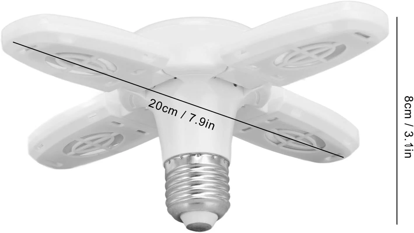 چراغ سقفی LED گاراژ، چراغ های گاراژ LED تاشو تغییر شکل پذیر با روشنایی بالا برای کارگاه انبار چراغ سقفی LED گاراژ، چراغ های گاراژ LED تاشو تغییر شکل پذیر با روشنایی بالا برای کارگاه انبار