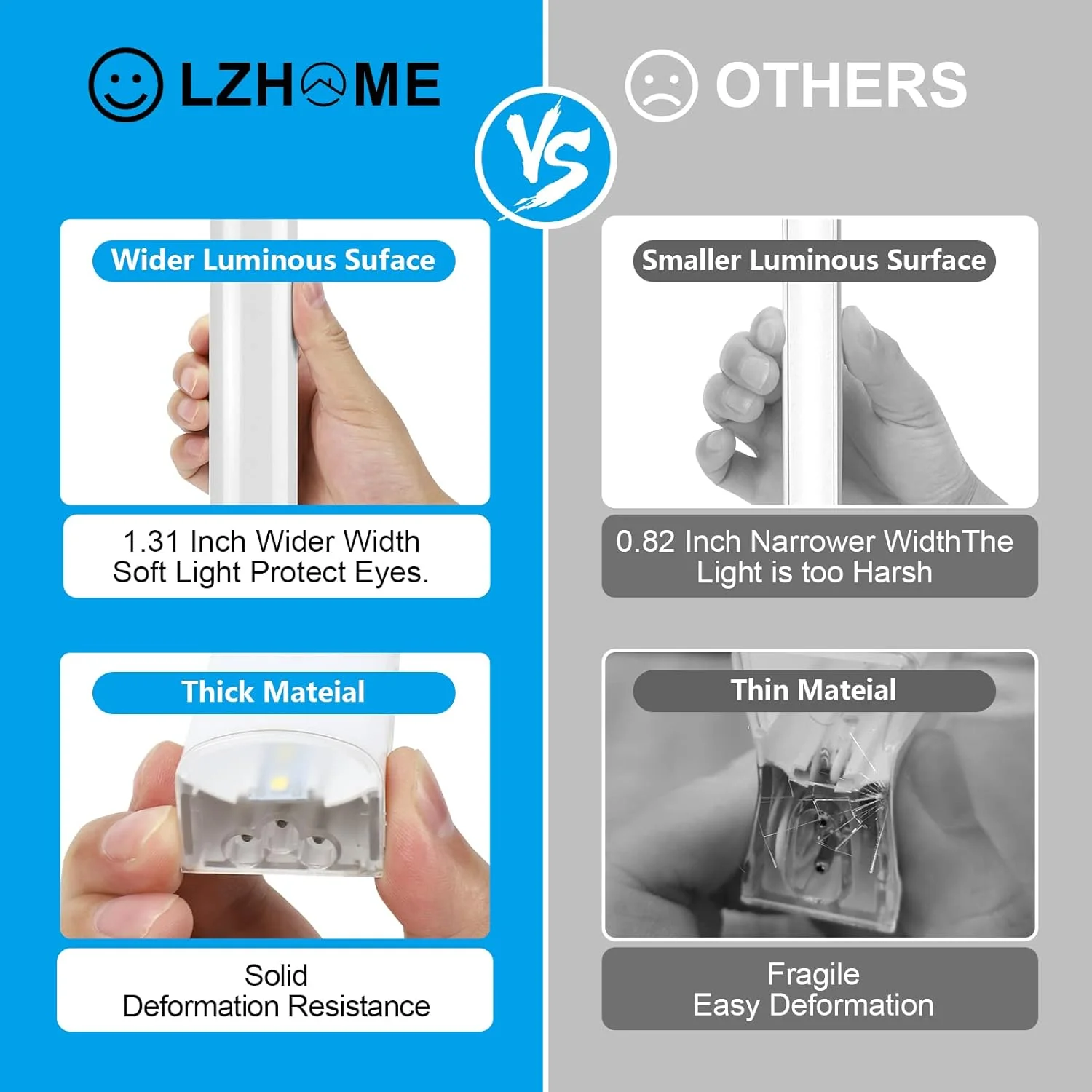 چراغ گاراژ شش ضلعی LZHOME: چراغ های شش ضلعی LED گاراژ با قابلیت تنظیم نور 10-100٪ ارتقا یافته، 48 بسته چراغ LED، 52800LM چراغ های شش ضلعی فوق العاده روشن برای سالن آرایشگاه زیرزمین گاراژ چراغ گاراژ شش ضلعی LZHOME: چراغ های شش ضلعی LED گاراژ با قابلیت تنظیم نور 10-100٪ ارتقا یافته، 48 بسته چراغ LED، 52800LM چراغ های شش ضلعی فوق العاده روشن برای سالن آرایشگاه زیرزمین گاراژ