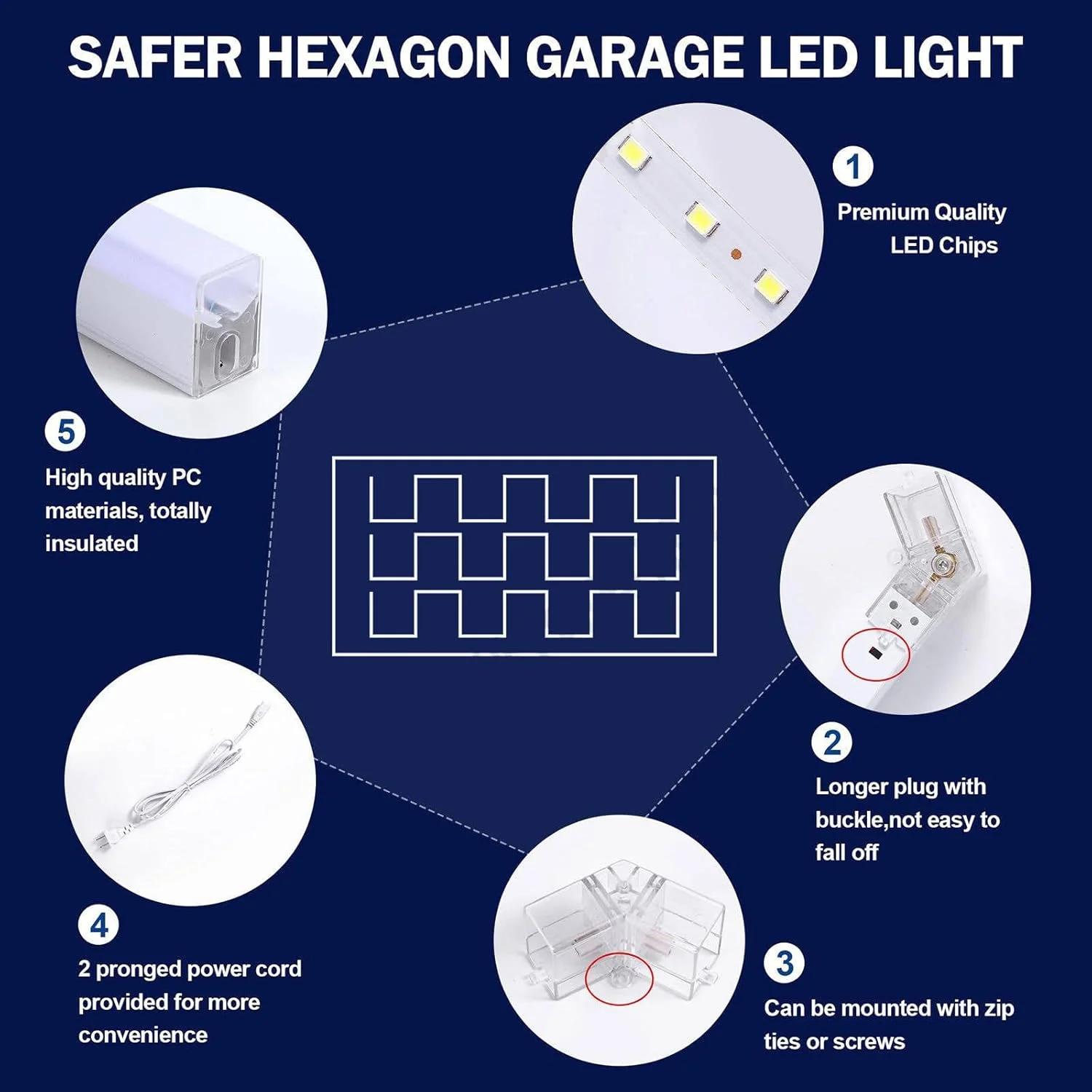 چراغ LED لانه زنبوری WJWDD-YXMLP 830W، چراغ گاراژ LED شکل الماس، نور سفید خالص 6500K برای گاراژ کارگاه زیرزمین باشگاه انبار چراغ LED لانه زنبوری WJWDD-YXMLP 830W، چراغ گاراژ LED شکل الماس، نور سفید خالص 6500K برای گاراژ کارگاه زیرزمین باشگاه انبار