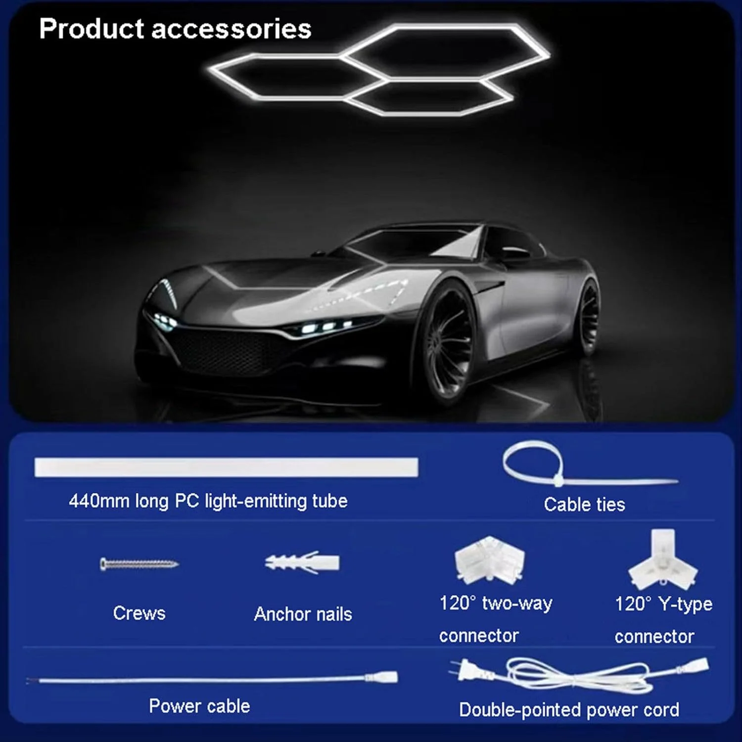 چراغ های گاراژ LED شش ضلعی WJWDD-YXMLP 3، چراغ های سقفی LED فروشگاهی، نور سفید 6500K، چراغ های شش ضلعی پلاگین قابل اتصال برای کارگاه، باشگاه، مراقبت از خودرو چراغ های گاراژ LED شش ضلعی WJWDD-YXMLP 3، چراغ های سقفی LED فروشگاهی، نور سفید 6500K، چراغ های شش ضلعی پلاگین قابل اتصال برای کارگاه، باشگاه، مراقبت از خودرو