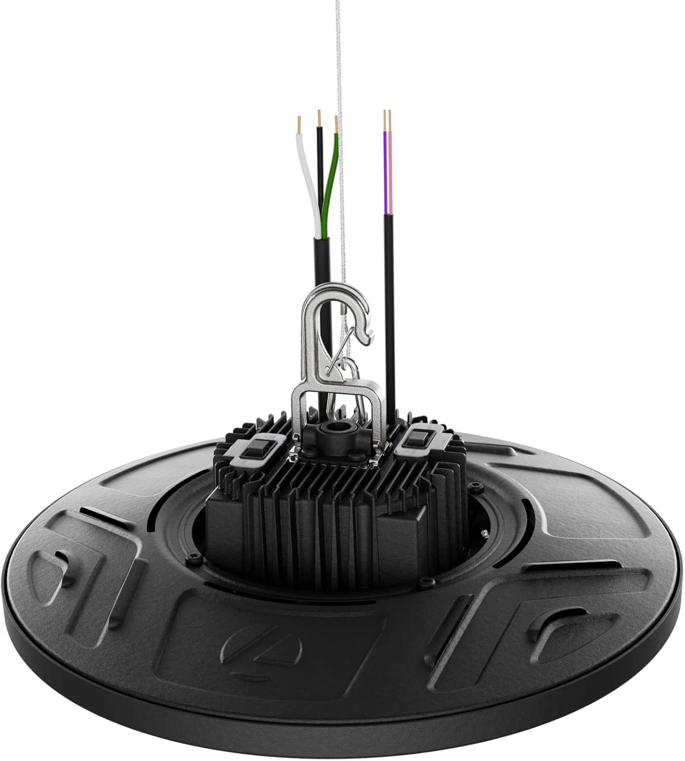 چراغ سقفی گرد صنعتی LED لیتونیا مدل CPRB ALO14 UVOLT SWW9 80CRI DBL با قابلیت تنظیم دمای رنگ و خروجی نور، چند ولتی 120-347 ولت، 15 اینچ، مشکی چراغ سقفی گرد صنعتی LED لیتونیا مدل CPRB ALO14 UVOLT SWW9 80CRI DBL با قابلیت تنظیم دمای رنگ و خروجی نور، چند ولتی 120-347 ولت، 15 اینچ، مشکی