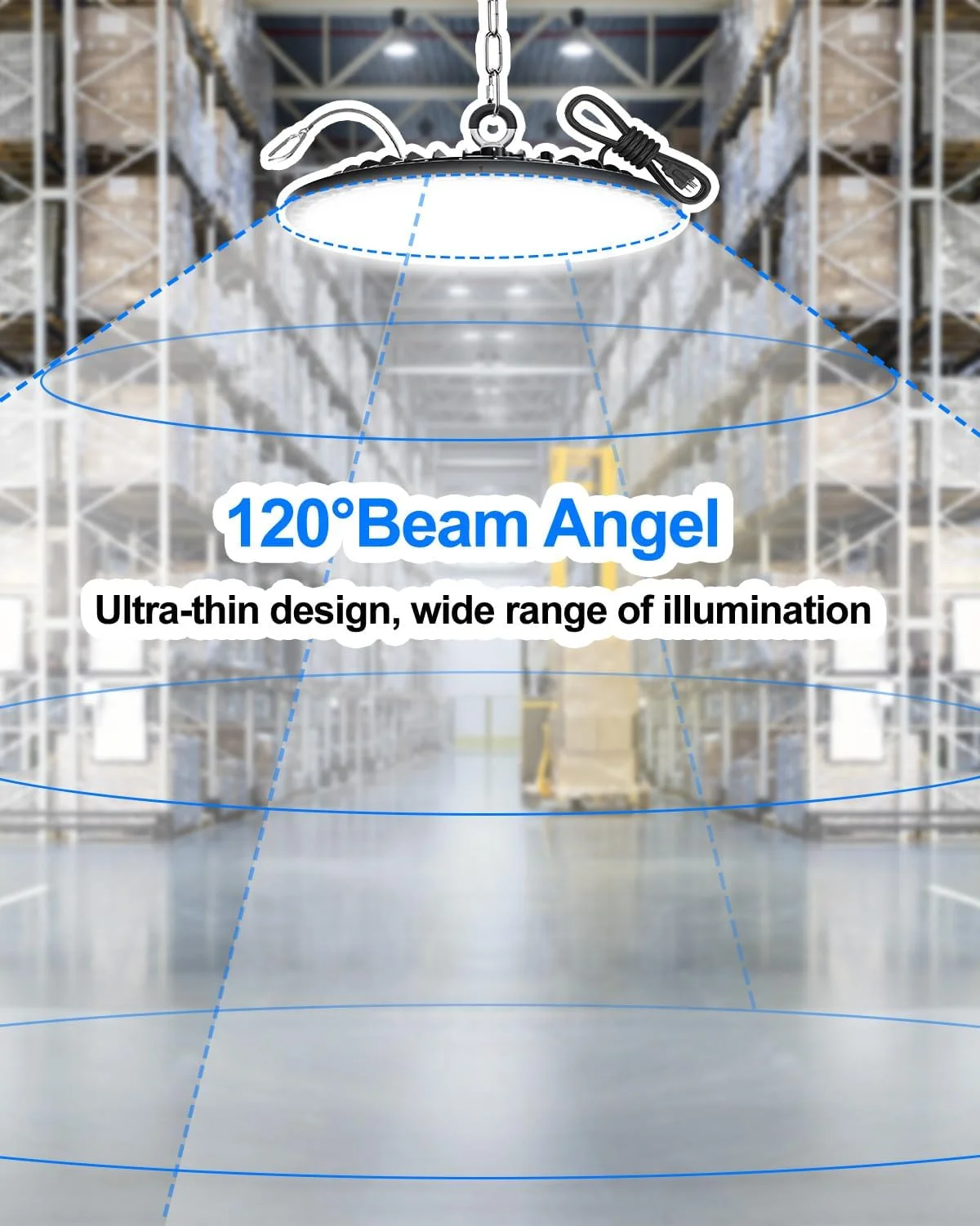 چراغ های کارگاهی LED مدل SHLUCE 200W بسته 6 عددی، 28000 لومن (معادل 800W MH/HPS)، نور روز 6500K، چراغ های LED فوق العاده روشن برای گاراژ، کارگاه، چراغ های LED UFO High Bay، با سیم برق 5 فوتی ایالات متحده، ضد آب IP66