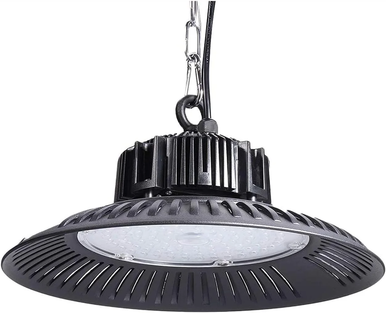 چراغ های LED صنعتی 100W 200W، لامپ صنعتی 85-265 ولت، چراغ های سقفی 6500K نور سفید روز، ضد آب، روشنایی تجاری داخلی کارگاه، 100 وات