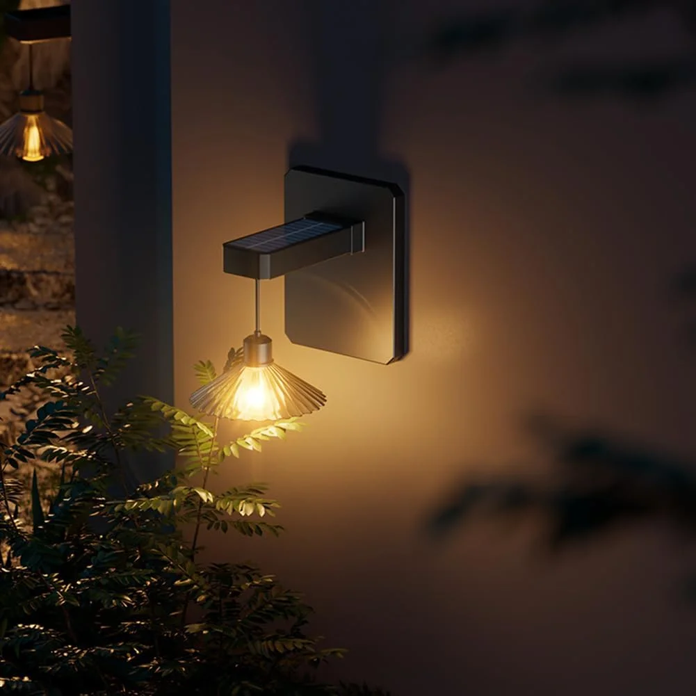 عام 2 عدد چراغ دیواری خورشیدی LED، چراغ پله ای وینتیج، IP65 ضد آب برای بالکن عام 2 عدد چراغ دیواری خورشیدی LED، چراغ پله ای وینتیج، IP65 ضد آب برای بالکن
