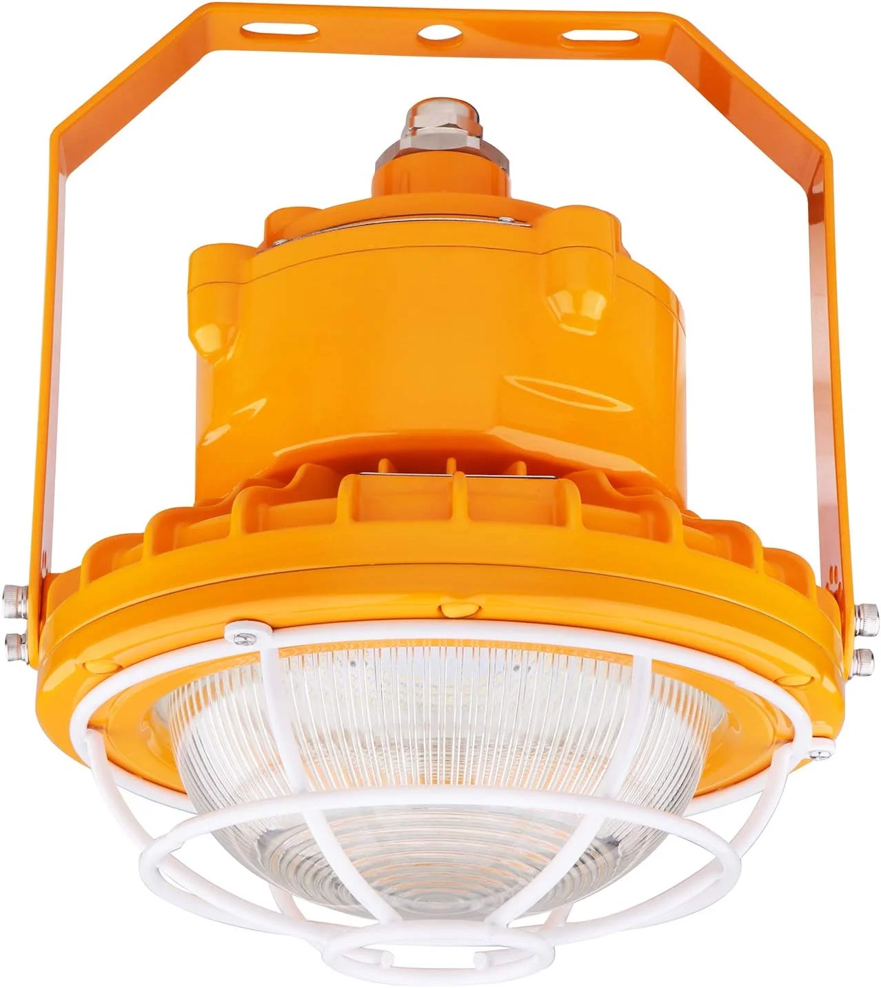 چراغ ضد انفجار LED دیفن 60 وات، دارای گواهینامه UL 844 کلاس I Division II، روشنایی انبار صنعتی، 8400 لومن معادل 240 وات، نور روز 5700K، ضد آب IP66، نصب 3/4 اینچ NPT / براکت
