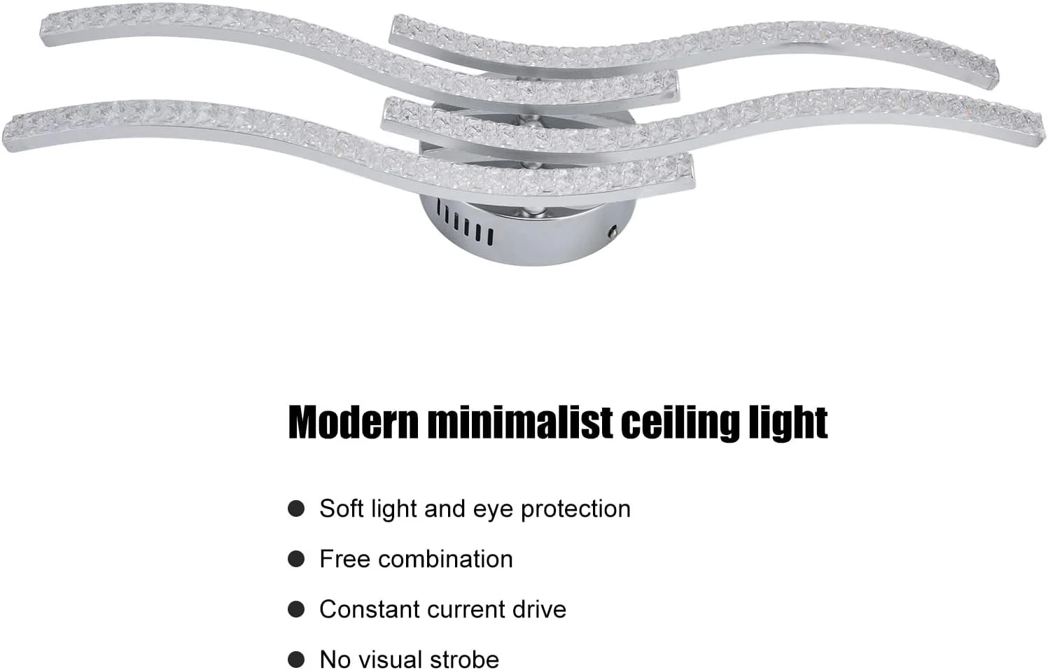 چراغ سقفی ViaGasaFamido، چراغ سقفی LED AC85-265V 64W، چراغ با کنترل از راه دور، چراغ 4 محوره برای اتاق نشیمن، اتاق خواب، LED چراغ سقفی ViaGasaFamido، چراغ سقفی LED AC85-265V 64W، چراغ با کنترل از راه دور، چراغ 4 محوره برای اتاق نشیمن، اتاق خواب، LED