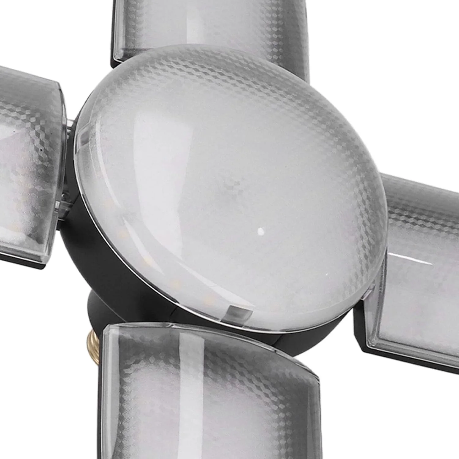 چراغ سقفی تغییر شکل پذیر ViaGasaFamido، چراغ های LED آشپزی 120 وات، 13600 لومن، فوق العاده روشن، صرفه جویی در انرژی، تغییر شکل پذیر، با 4 پنل قابل تنظیم برای گاراژها، گاراژ