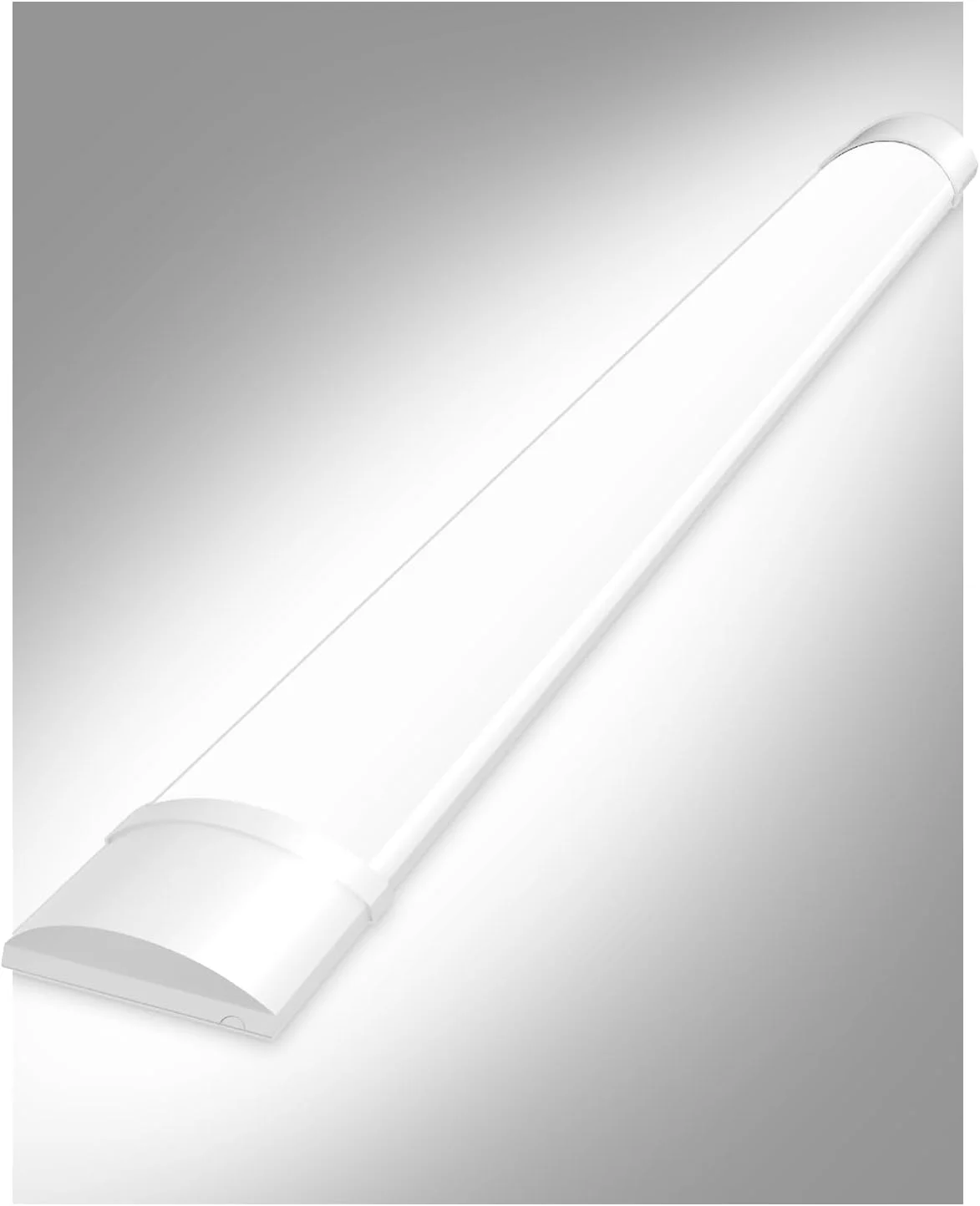 چراغ LED فروشگاهی ساراروم 30 سانتی متری، 10 وات، 1200 لومن، 6500 کلوین سفید سرد، چراغ سقفی LED برای گاراژ، کمد، دفتر کار، خانه، زیرزمین، بدون دوشاخه، بدون سیم ارت