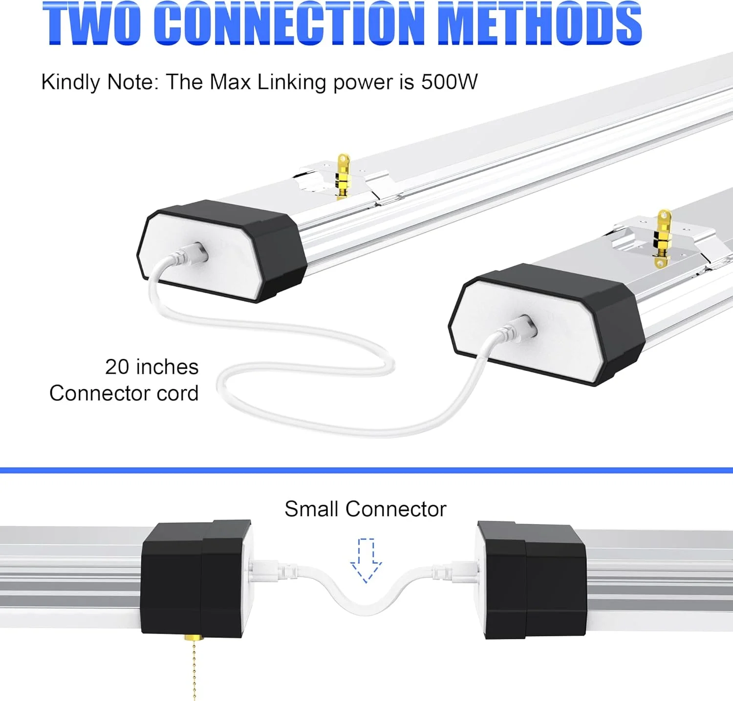 چراغ های LED کارگاهی برای گاراژ 4 فوت با دوشاخه، چراغ گاراژ LED 100 واتی با 12000 لومن، 5000K، چراغ خطی LED 4 فوتی قابل اتصال برای کارگاه، فروشگاه ابزار، انبار، جایگزینی روشنایی فلورسنت، 2 عدد چراغ های LED کارگاهی برای گاراژ 4 فوت با دوشاخه، چراغ گاراژ LED 100 واتی با 12000 لومن، 5000K، چراغ خطی LED 4 فوتی قابل اتصال برای کارگاه، فروشگاه ابزار، انبار، جایگزینی روشنایی فلورسنت، 2 عدد