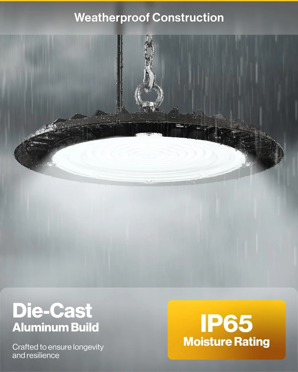 چراغ سوله ای LED سانکو مدل UFO، چراغ های کارگاهی برای انبار، نصب آسان، 19500 لومن، 150 وات، نور روز 6000K، دارای سیم برق، ضد آب IP65، مقاوم در برابر شکستگی، بسته 2 عددی دارای تاییدیه UL چراغ سوله ای LED سانکو مدل UFO، چراغ های کارگاهی برای انبار، نصب آسان، 19500 لومن، 150 وات، نور روز 6000K، دارای سیم برق، ضد آب IP65، مقاوم در برابر شکستگی، بسته 2 عددی دارای تاییدیه UL