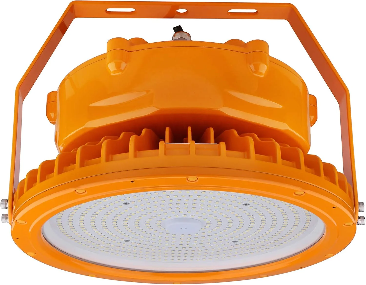 چراغ ضد انفجار LED دیفن 150 وات، دارای گواهینامه UL 844 کلاس I بخش II، روشنایی صنعتی High Bay، 24750 لومن 5700K نور روز، ضد آب IP66، 3/4 اینچ NPT/براکت برای پمپ بنزین میدان نفتی
