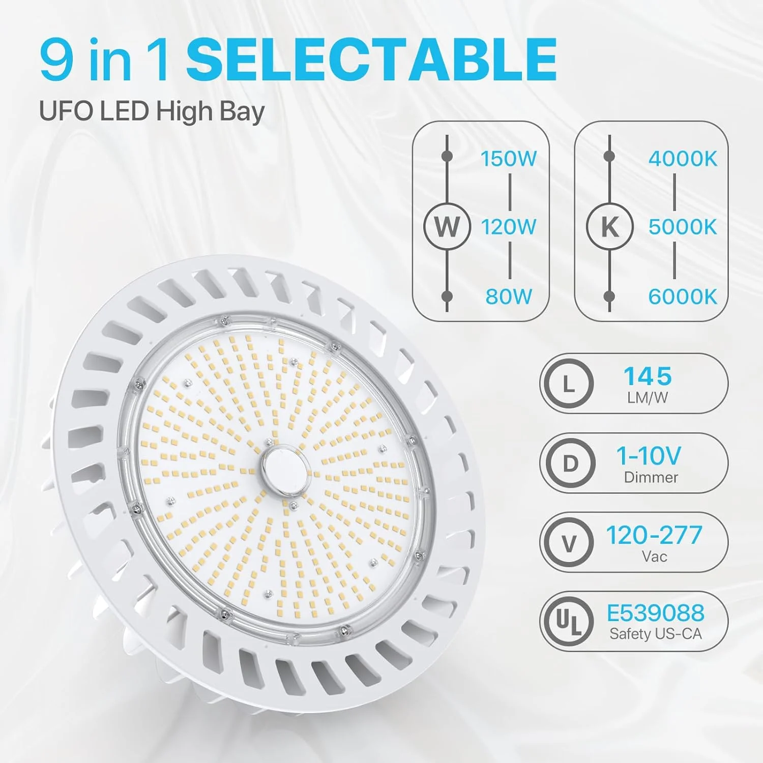 چراغ ال ای دی سری سفید HYPERLITE CES Hero مدل 150W-20,250lm HB-HH-150W-58W 1 چراغ ال ای دی سری سفید HYPERLITE CES Hero مدل 150W-20,250lm HB-HH-150W-58W 1