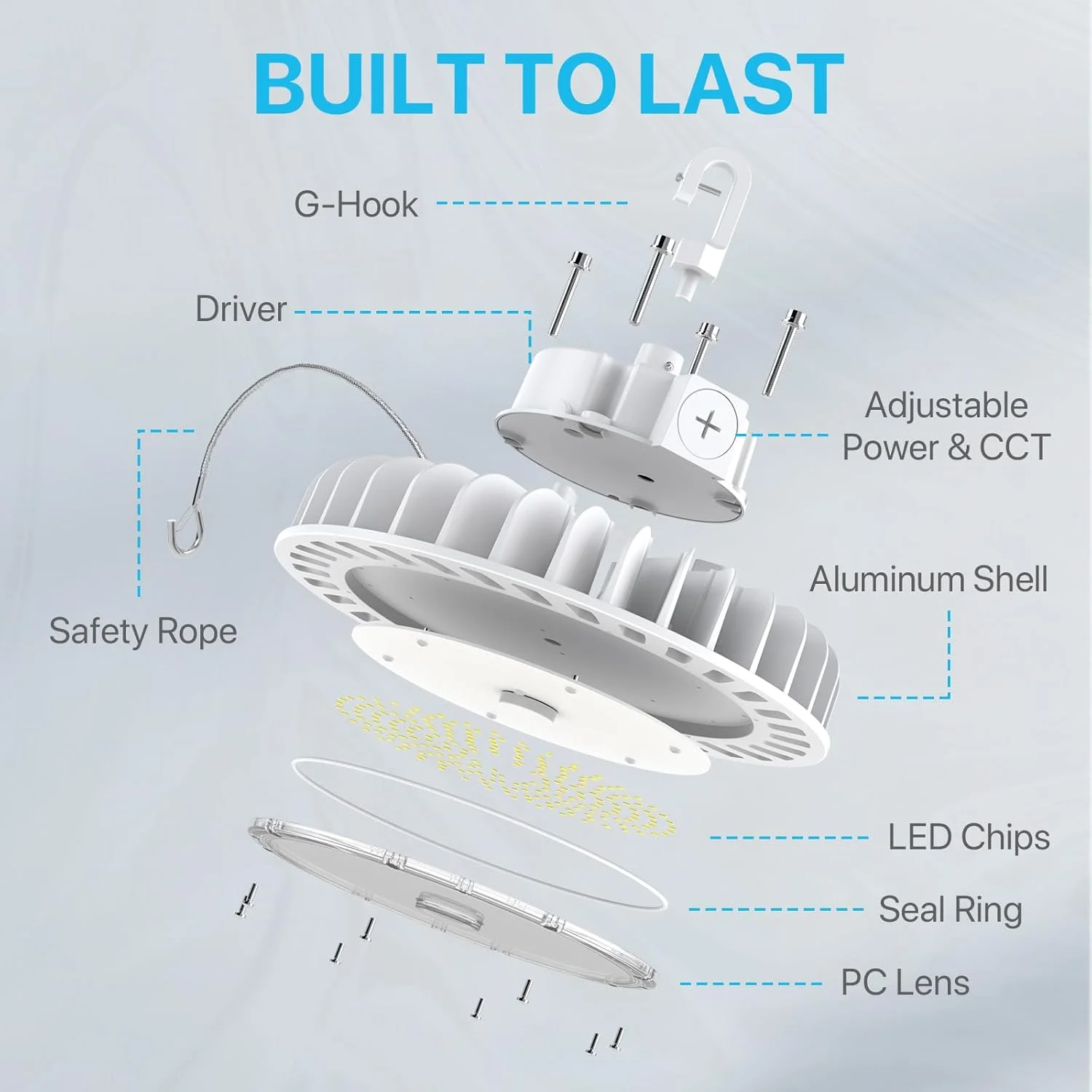 چراغ ال ای دی سری سفید HYPERLITE CES Hero مدل 150W-20,250lm HB-HH-150W-58W 1 چراغ ال ای دی سری سفید HYPERLITE CES Hero مدل 150W-20,250lm HB-HH-150W-58W 1