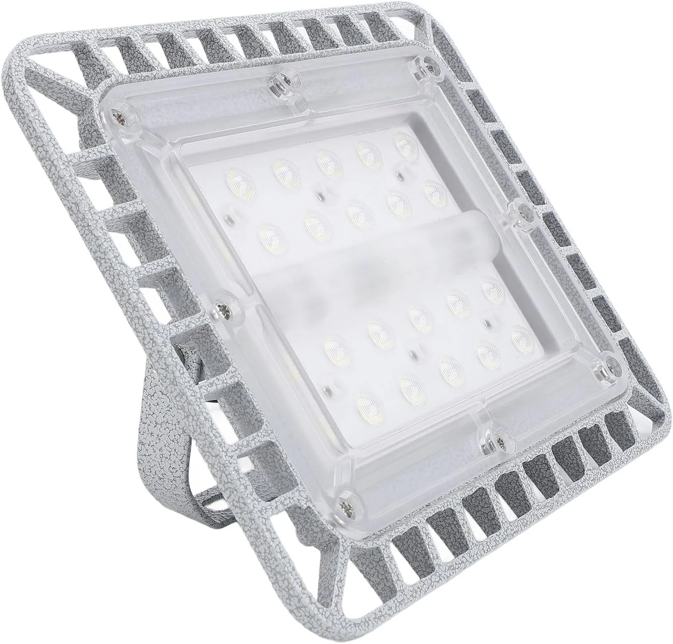 چراغ LED صنعتی با روشنایی بالا، 5500 لومن 5000K، چراغ ضد انفجار LED 50 وات IP65 دارای رتبه 220 ولت، مناسب برای گیاهان، انبارهای بزرگ، معادن، تونل ها، کارگاه های کارخانه