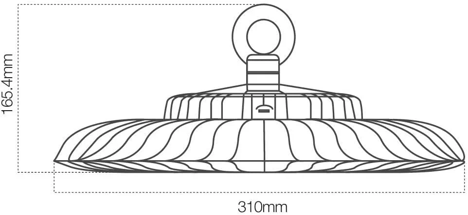 چراغ صنعتی ال ای دی UFO مدل Rafeed High-Bay با روشنایی 26000 لومن و توان 200 وات - نور طبیعی 4000K، سبک وزن، ضد آب IP65، طراحی منحصر به فرد - مناسب برای روشنایی تجاری، گاراژ، کارخانه، انبار، سوپرمارکت چراغ صنعتی ال ای دی UFO مدل Rafeed High-Bay با روشنایی 26000 لومن و توان 200 وات - نور طبیعی 4000K، سبک وزن، ضد آب IP65، طراحی منحصر به فرد - مناسب برای روشنایی تجاری، گاراژ، کارخانه، انبار، سوپرمارکت