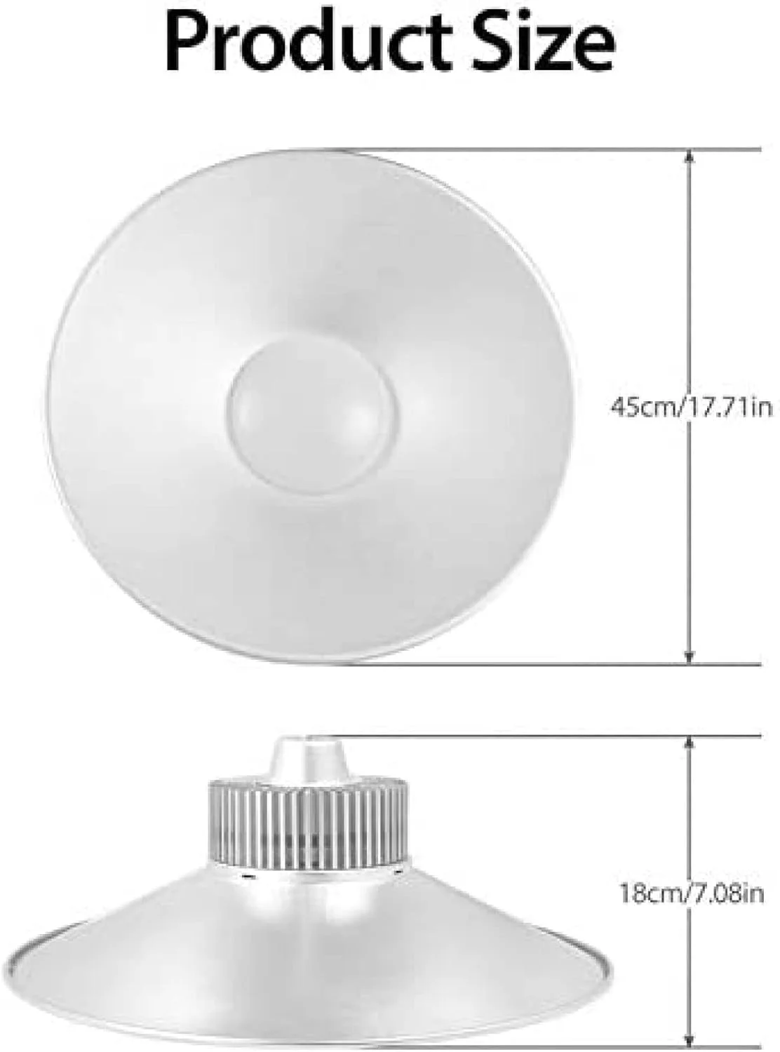 لامپ صنعتی 50W/70W/100W/150W، چراغ LED سوله ای، نور سفید سرد، لوستر صنعتی تجاری، روشنایی کارگاهی برای انبار، گاراژ، کارخانه، کارگاه، سالن ورزشی، زیرزمین، 150W، Uptodate43 لامپ صنعتی 50W/70W/100W/150W، چراغ LED سوله ای، نور سفید سرد، لوستر صنعتی تجاری، روشنایی کارگاهی برای انبار، گاراژ، کارخانه، کارگاه، سالن ورزشی، زیرزمین، 150W، Uptodate43