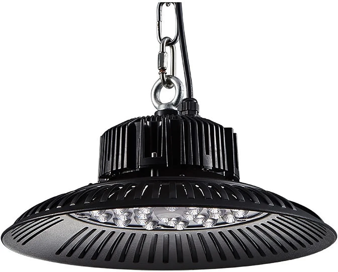 چراغ سوله ای 100 وات LED ANLONGLI نور سفید 6500K، 10000 لومن، ضد آب، مناسب انبار، کارگاه، گاراژ، لامپ صنعتی 85-265 ولت، استادیوم، بازار، لامپ گاراژ