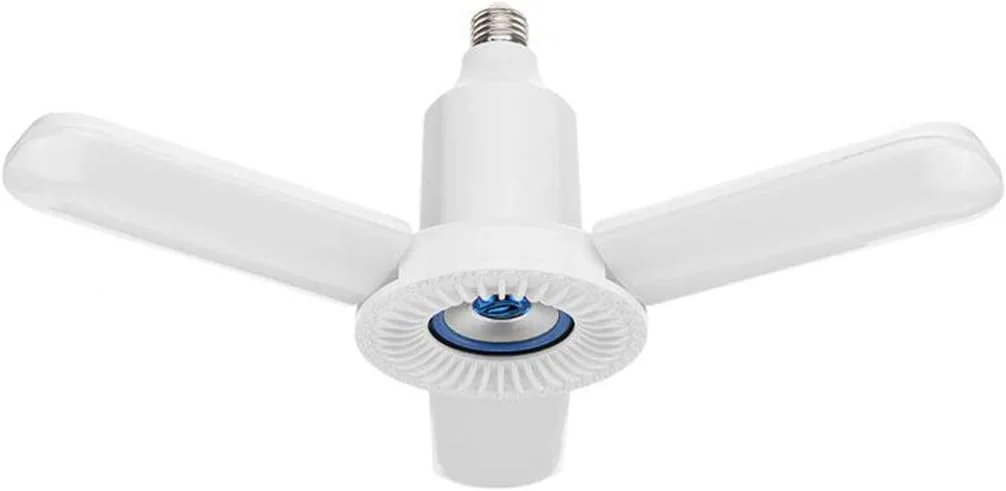 لامپ صنعتی فوق العاده روشن بلوتوثی Diamable 30W E27 LED پنکه ای، لامپ صنعتی LED با پایه B22 برای کارگاه، آبی