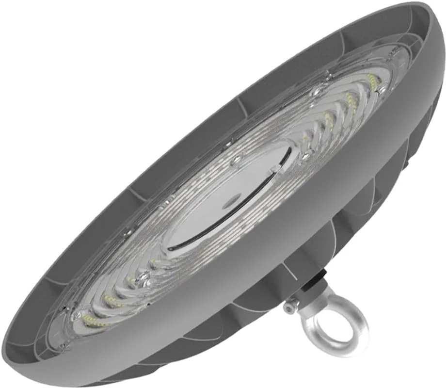 چراغ سوله ای ال ای دی Pixelights، سری Lumibay، توان 120 وات، روشنایی 19200 لومن، نور سفید طبیعی 5700K، دارای گواهینامه CE، دارای رتبه IK08 IP65، طول عمر 50000 ساعت، 3 سال گارانتی. کد محصول: PIXEL65120WHI