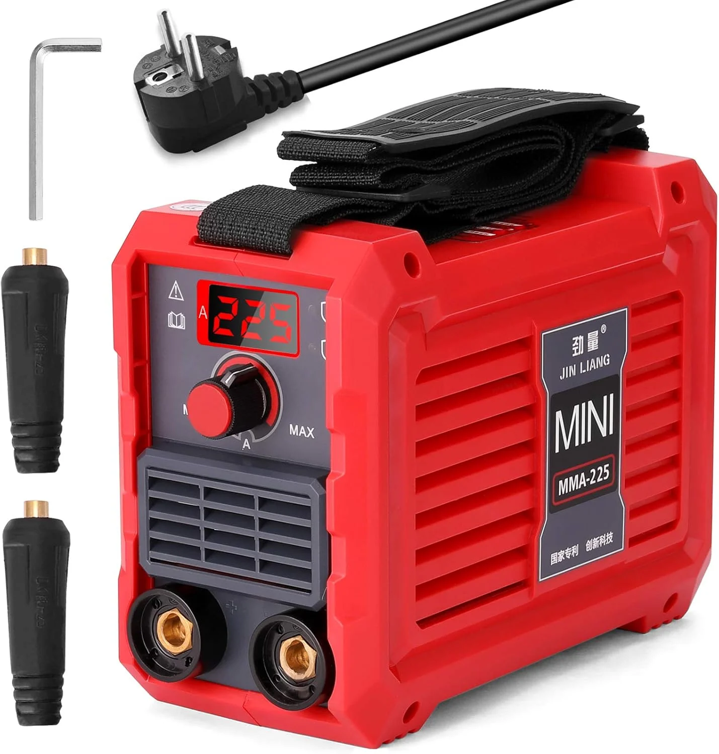 دستگاه جوش برقی Joleritc 20-225A MMA-225 اینورتر مینی خانگی قابل حمل 220 ولت IGBT دیجیتال کوچک صنعتی