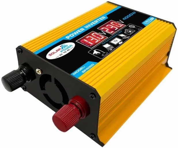 AETOOL - اینورتر موج سینوسی اصلاح شده خودرو 12v24v48𝖵60𝖵36v تبدیل 220v1200w توان بالا (T110𝖵 زرد-1 T220v سیاه-1)