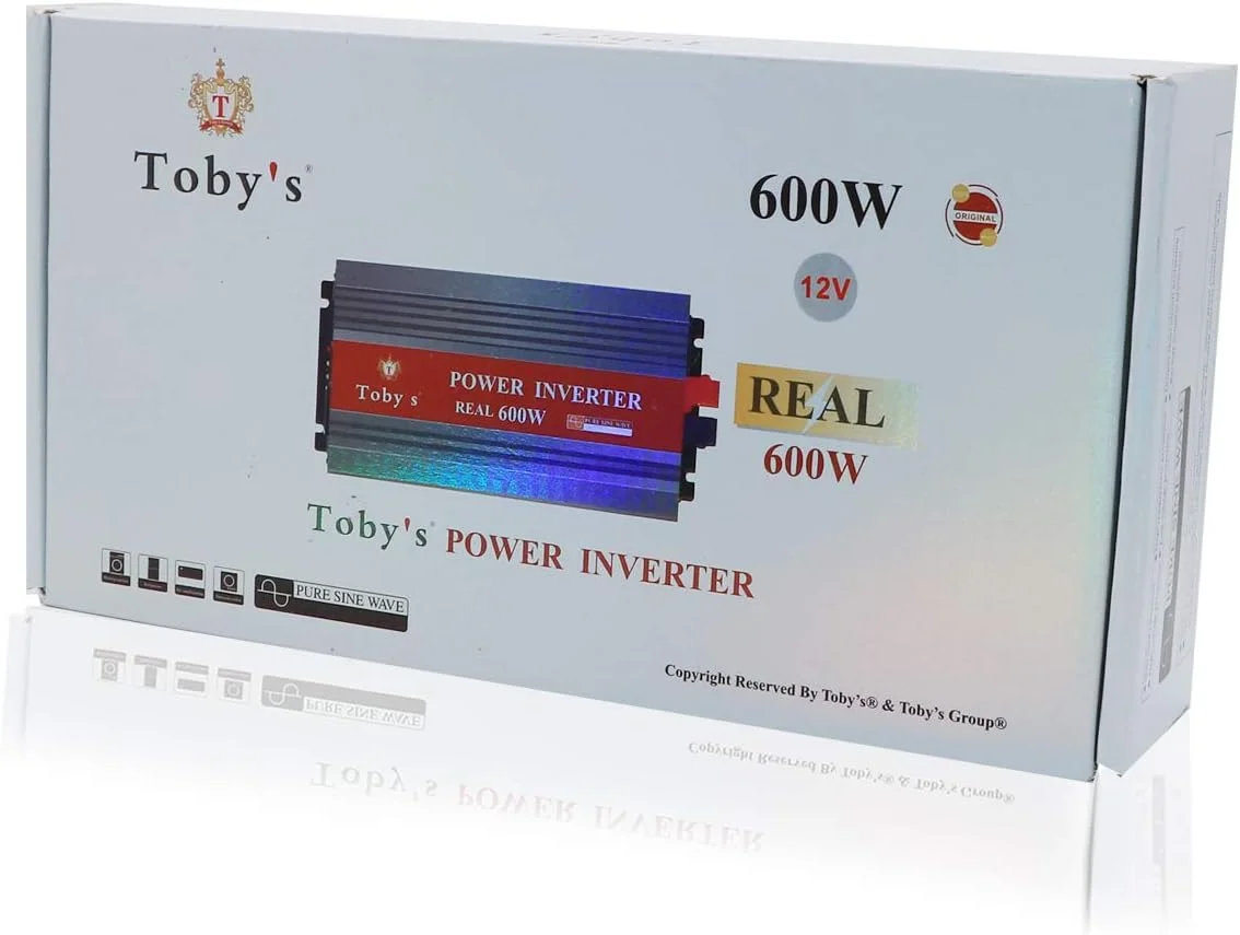 اینورتر خودرو توبی 600 وات DC 12V به AC 220V مبدل ولتاژ اتوماتیک
