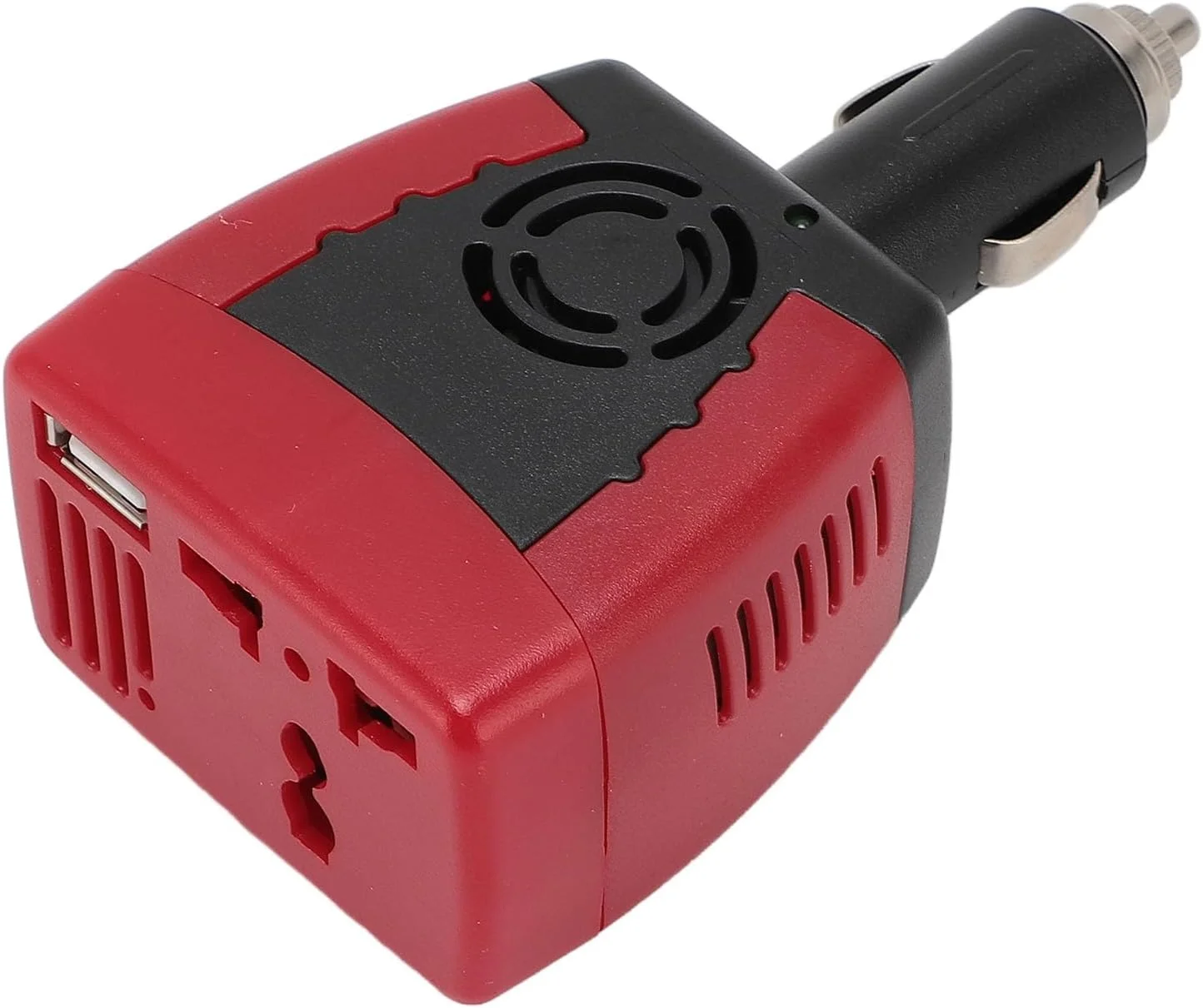 اینورتر برق خودرو Plyisty 150W، مبدل DC 12V به AC، آداپتور شارژر خودرو با پورت USB 5V 0.5A 2.1A، اینورتر برق USB قابل حمل برای تلفن، تبلت، لپ تاپ اینورتر برق خودرو Plyisty 150W، مبدل DC 12V به AC، آداپتور شارژر خودرو با پورت USB 5V 0.5A 2.1A، اینورتر برق USB قابل حمل برای تلفن، تبلت، لپ تاپ