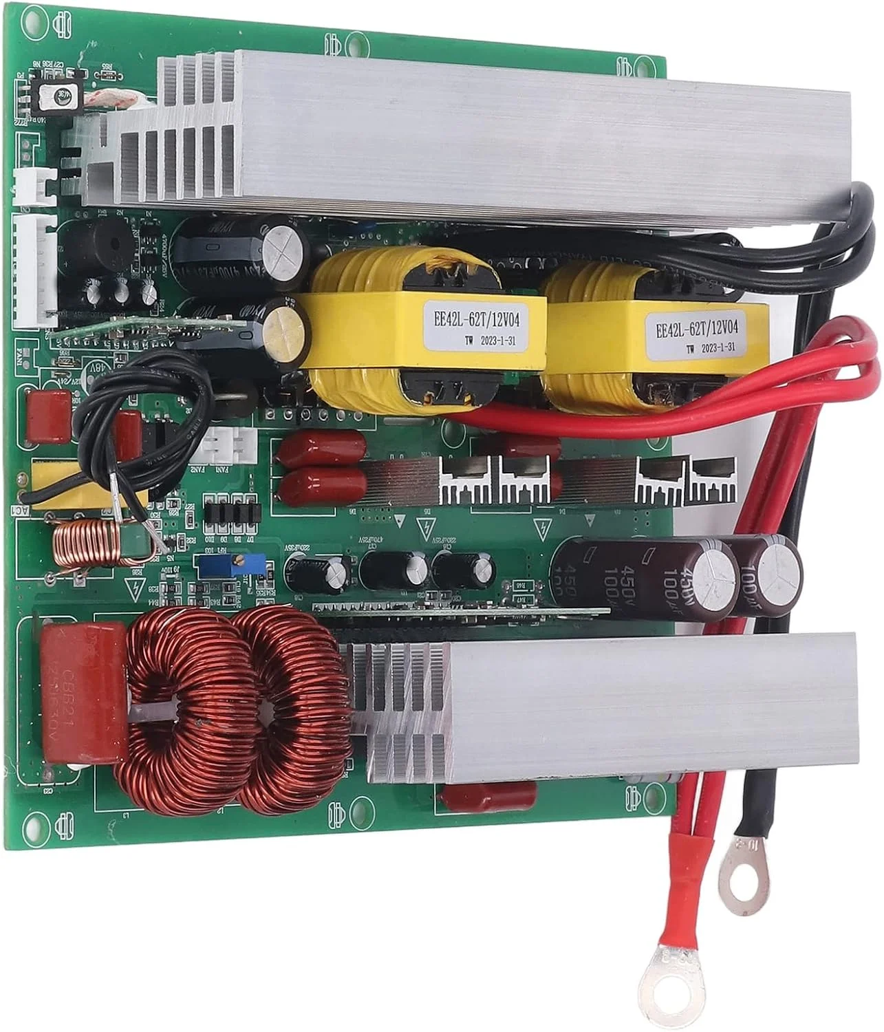برد اینورتر DC به AC، ماژول اینورتر برق خروجی AC220V با محافظت چندگانه 50 هرتز 60 هرتز آلومینیومی برای دریل های برقی