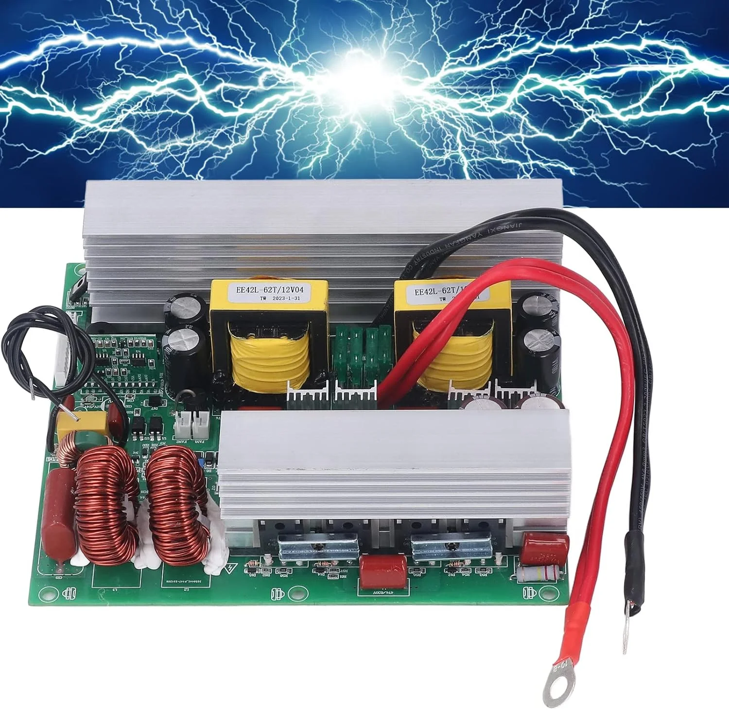 برد اینورتر DC به AC، ماژول اینورتر برق خروجی AC220V با محافظت چندگانه 50 هرتز 60 هرتز آلومینیومی برای دریل های برقی برد اینورتر DC به AC، ماژول اینورتر برق خروجی AC220V با محافظت چندگانه 50 هرتز 60 هرتز آلومینیومی برای دریل های برقی
