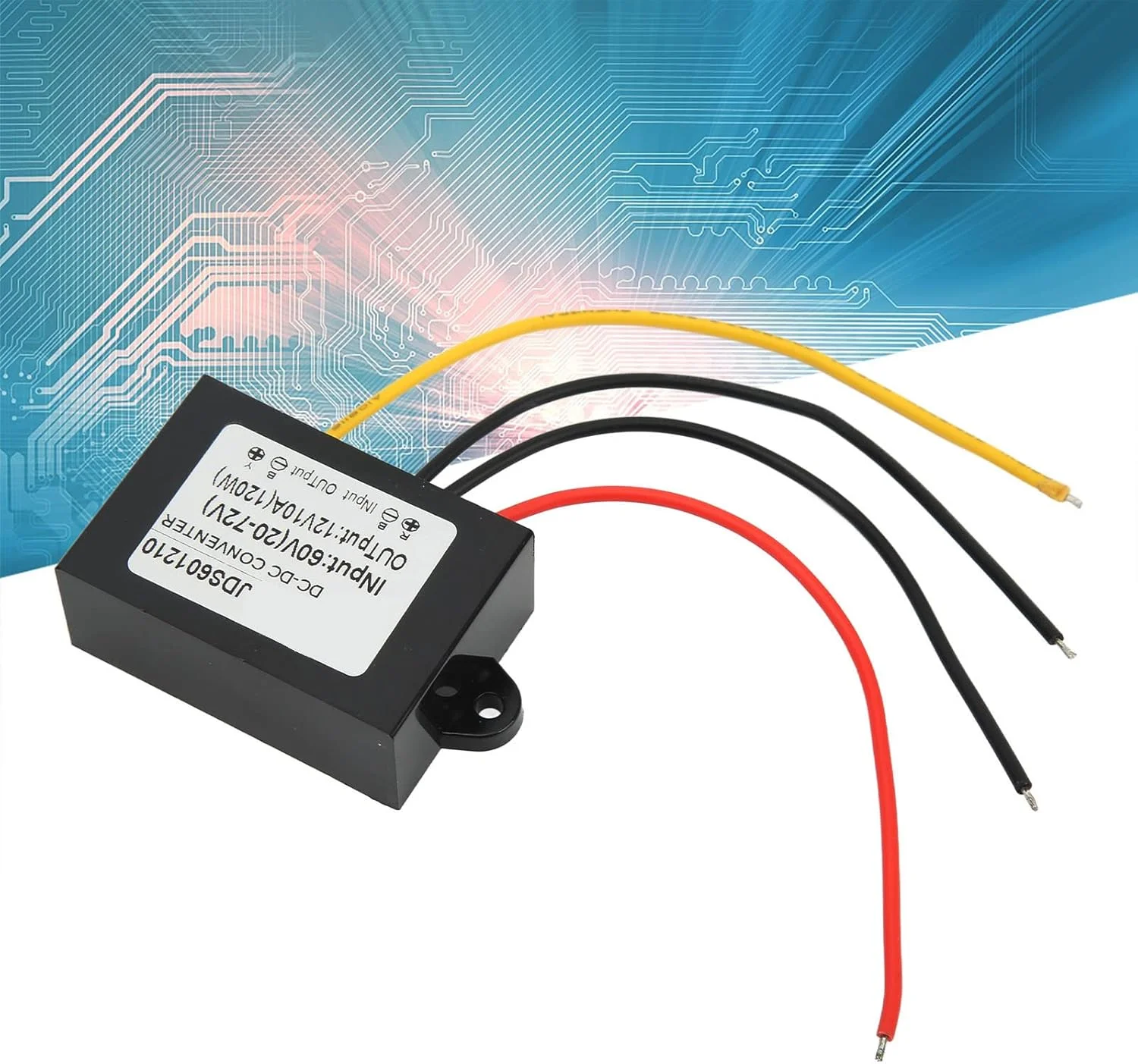 ماژول کاهنده ولتاژ DC اینورتر، ورودی 20-72 ولت DC ضد گرد و غبار برای تجهیزات الکتریکی