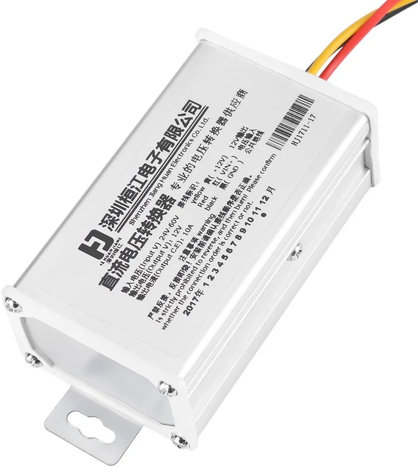 مبدل کاهنده ولتاژ DC به DC والفرانت، ورودی 24V-60V، خروجی 12V -10 آمپر/ 120 وات، تنظیم کننده منبع تغذیه برای خودروهای برقی، کارتینگ، کلوپ کار، اسکوتر، دوچرخه و غیره مبدل کاهنده ولتاژ DC به DC والفرانت، ورودی 24V-60V، خروجی 12V -10 آمپر/ 120 وات، تنظیم کننده منبع تغذیه برای خودروهای برقی، کارتینگ، کلوپ کار، اسکوتر، دوچرخه و غیره
