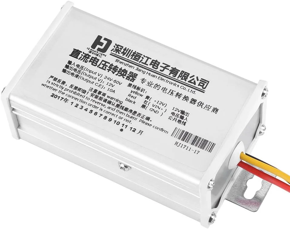 مبدل کاهنده ولتاژ DC به DC والفرانت، ورودی 24V-60V، خروجی 12V -10 آمپر/ 120 وات، تنظیم کننده منبع تغذیه برای خودروهای برقی، کارتینگ، کلوپ کار، اسکوتر، دوچرخه و غیره مبدل کاهنده ولتاژ DC به DC والفرانت، ورودی 24V-60V، خروجی 12V -10 آمپر/ 120 وات، تنظیم کننده منبع تغذیه برای خودروهای برقی، کارتینگ، کلوپ کار، اسکوتر، دوچرخه و غیره