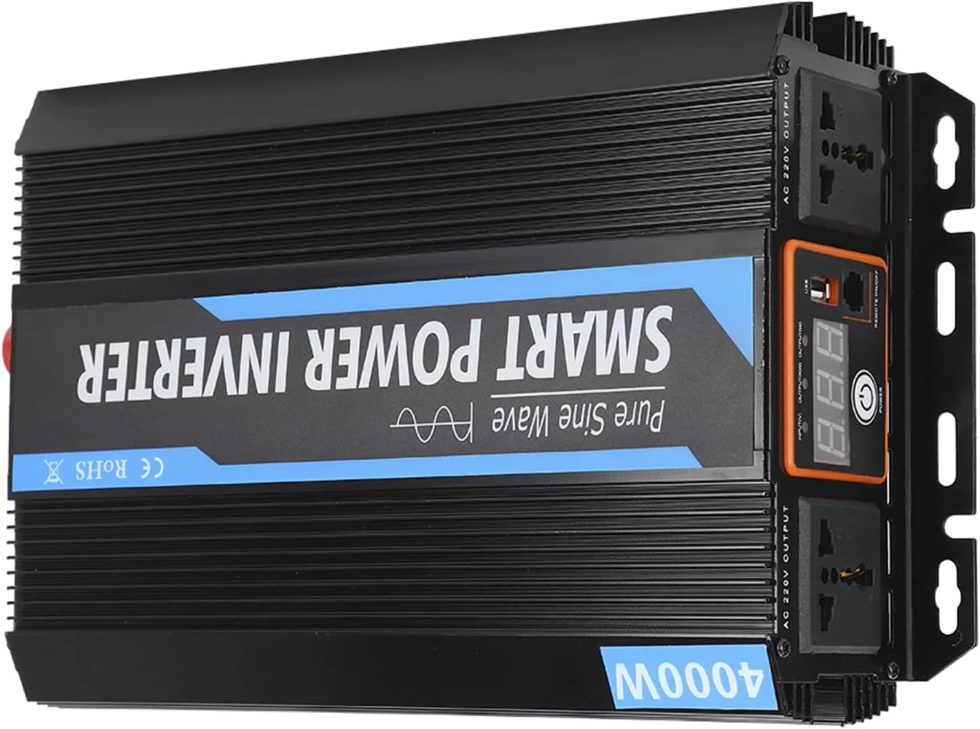 مبدل ولتاژ، اینورتر برق خودرو با خروجی USB، موج سینوسی خالص 1500 وات، نویز کم برای پنکه برقی و کامپیوتر مبدل ولتاژ، اینورتر برق خودرو با خروجی USB، موج سینوسی خالص 1500 وات، نویز کم برای پنکه برقی و کامپیوتر
