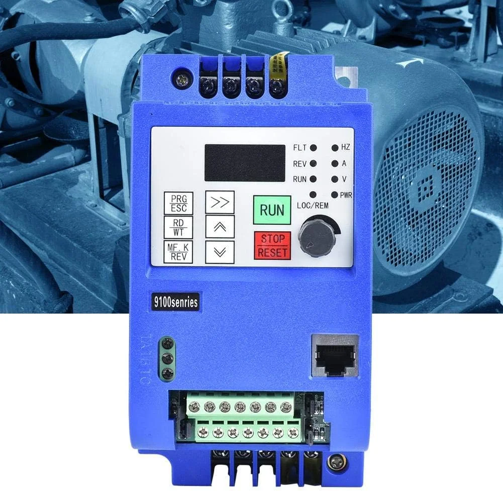موتور الکتریکی اینورتر LZFuiop، موتور سه فاز مستحکم و بادوام NF9100-3T-00220G کنترل کننده سرعت فرکانس VFD AC380V 2.2KW با PLC برای مبدل فرکانس تجهیزات اتوماسیون موتور الکتریکی اینورتر LZFuiop، موتور سه فاز مستحکم و بادوام NF9100-3T-00220G کنترل کننده سرعت فرکانس VFD AC380V 2.2KW با PLC برای مبدل فرکانس تجهیزات اتوماسیون