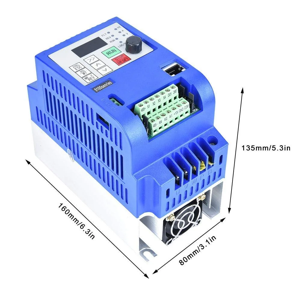 موتور الکتریکی اینورتر BREAUX، موتور سه فاز مستحکم و بادوام مدل NF9100-3T-00220G با کنترلر سرعت فرکانس VFD AC380V 2.2KW به همراه PLC برای تجهیزات اتوماسیون و مبدل فرکانس موتور الکتریکی اینورتر BREAUX، موتور سه فاز مستحکم و بادوام مدل NF9100-3T-00220G با کنترلر سرعت فرکانس VFD AC380V 2.2KW به همراه PLC برای تجهیزات اتوماسیون و مبدل فرکانس