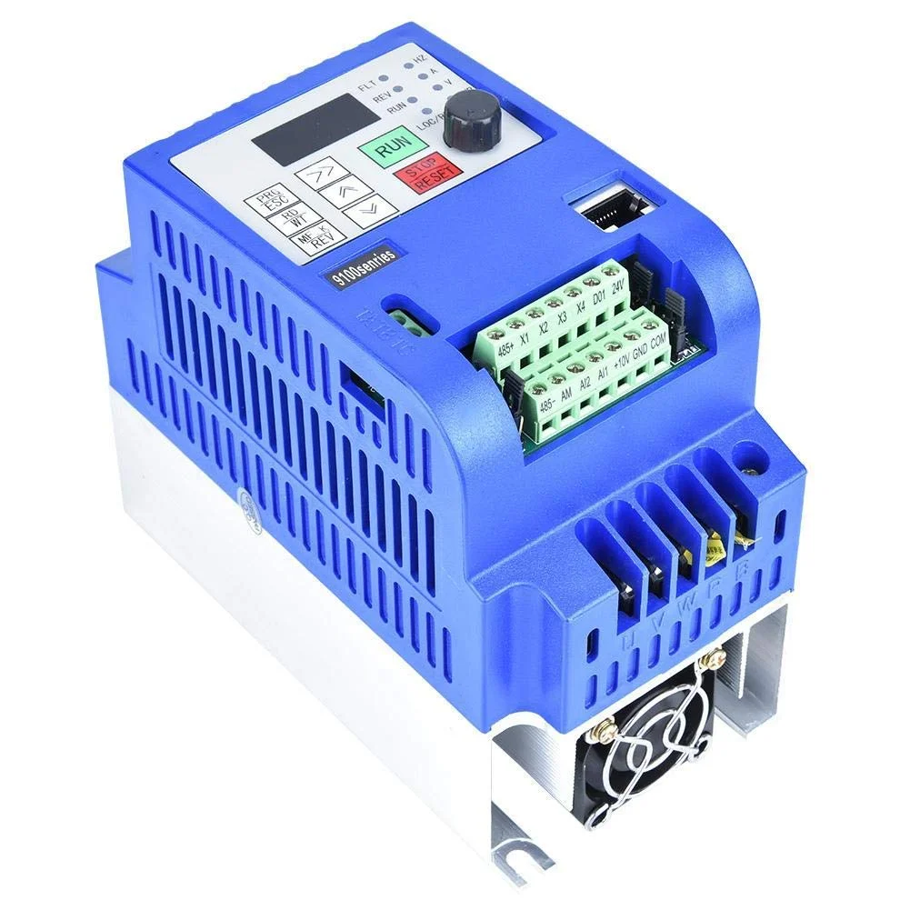 موتور الکتریکی اینورتر GZDtdsd، موتور سه فاز مستحکم و بادوام NF9100-3T-00220G کنترلر سرعت فرکانس VFD AC380V 2.2KW با PLC برای مبدل فرکانس تجهیزات اتوماسیون موتور الکتریکی اینورتر GZDtdsd، موتور سه فاز مستحکم و بادوام NF9100-3T-00220G کنترلر سرعت فرکانس VFD AC380V 2.2KW با PLC برای مبدل فرکانس تجهیزات اتوماسیون