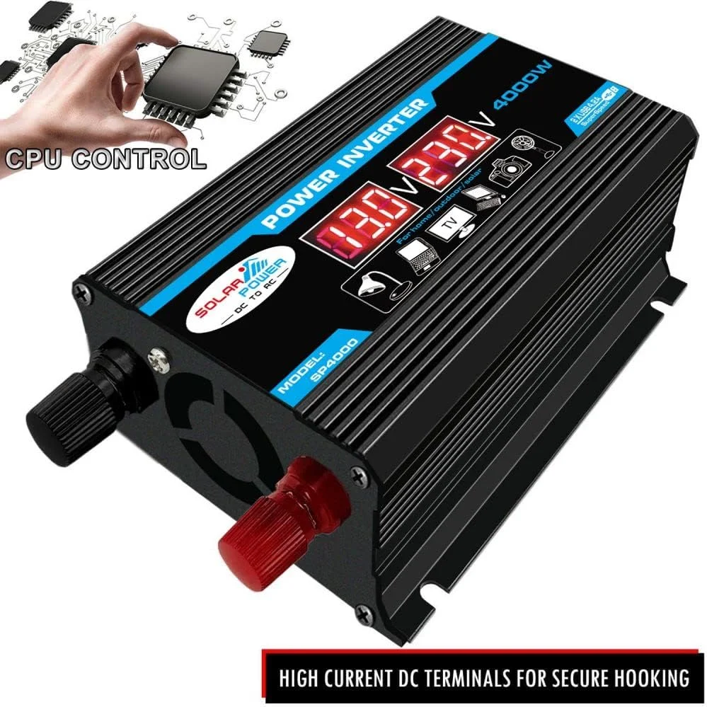 AETOOL - اینورتر 12 ولت خودرو باری 24 ولت خودرو برقی 48 ولت 60 ولت 72 ولت به 220 ولت 110 ولت، تبدیل توان بالا خانگی (T110V Huang-1 C110V Hei-1) AETOOL - اینورتر 12 ولت خودرو باری 24 ولت خودرو برقی 48 ولت 60 ولت 72 ولت به 220 ولت 110 ولت، تبدیل توان بالا خانگی (T110V Huang-1 C110V Hei-1)