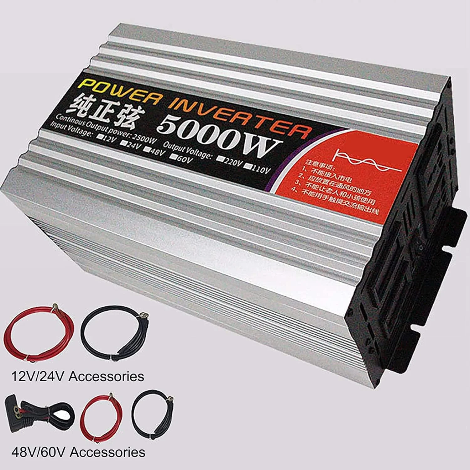 اینورتر موج سینوسی خالص با توان بالا، مبدل برق خودرو الکتریکی RV، 5000W/6000W/8000W، 12V/24V/48V/60V، 8 نوع حفاظت ایمنی، LCD هوشمند، 5000W-48V اینورتر موج سینوسی خالص با توان بالا، مبدل برق خودرو الکتریکی RV، 5000W/6000W/8000W، 12V/24V/48V/60V، 8 نوع حفاظت ایمنی، LCD هوشمند، 5000W-48V