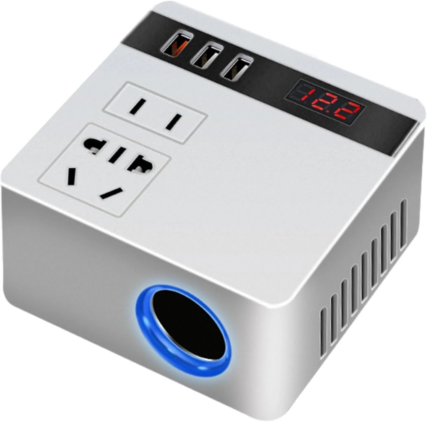 اینورتر خودرو برای لپ تاپ، مبدل برای کمپرسور هوا، شارژر خودروی برقی، شارژ سریع 150 واتی برای مسافرت، کمپرسور هوا اینورتر خودرو برای لپ تاپ، مبدل برای کمپرسور هوا، شارژر خودروی برقی، شارژ سریع 150 واتی برای مسافرت، کمپرسور هوا